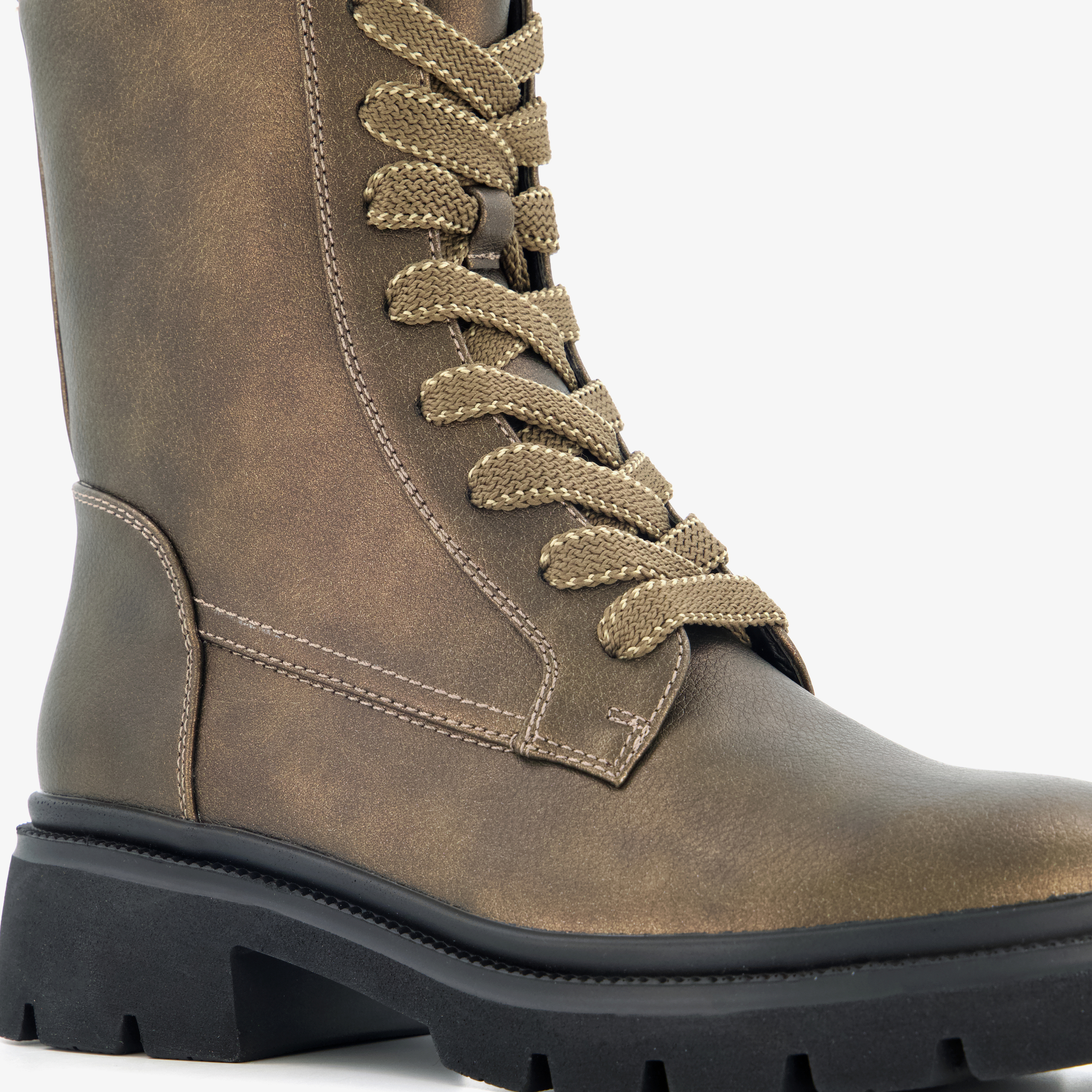 Blue Box dames veterboots brons laarzen – foto 5