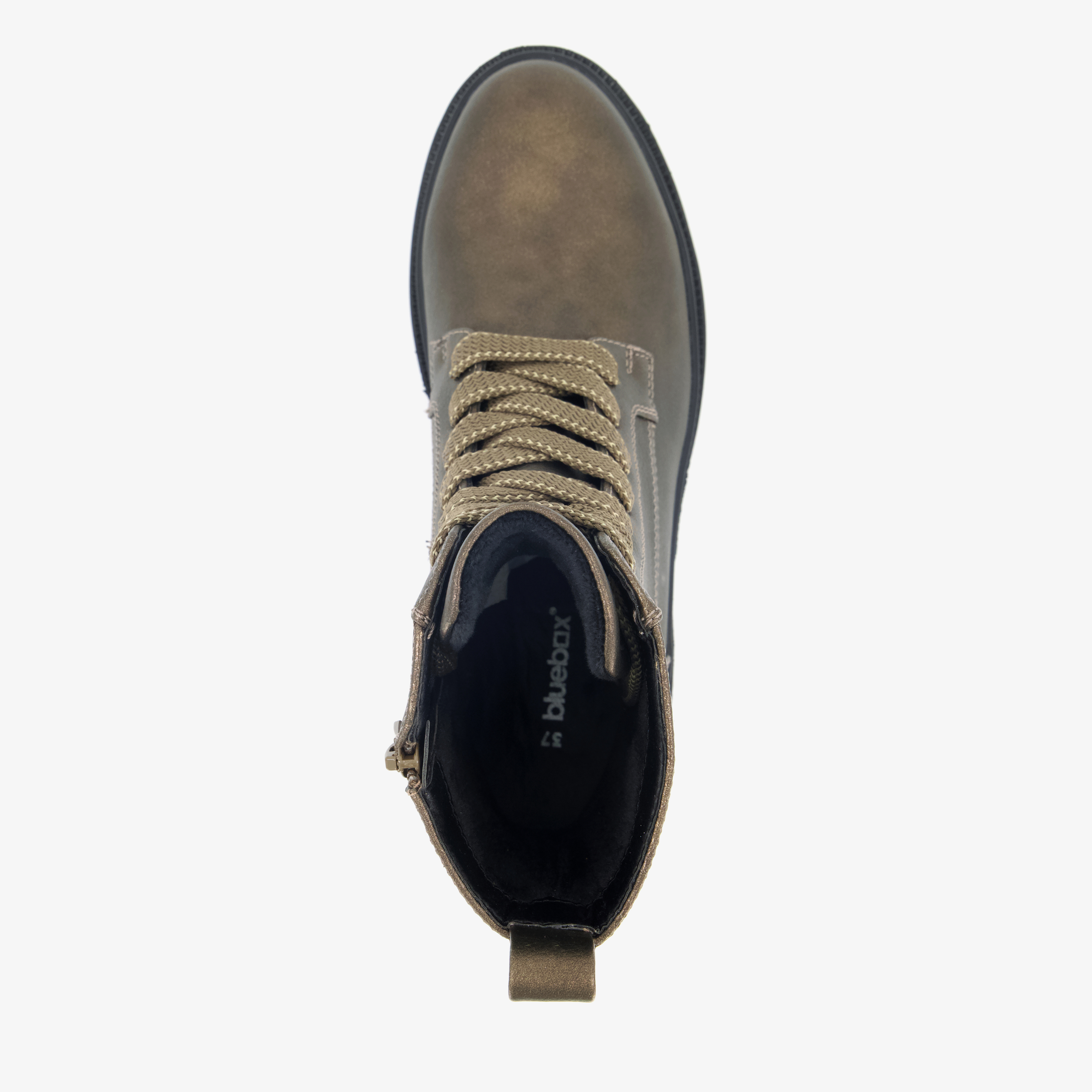 Blue Box dames veterboots brons laarzen – foto 4