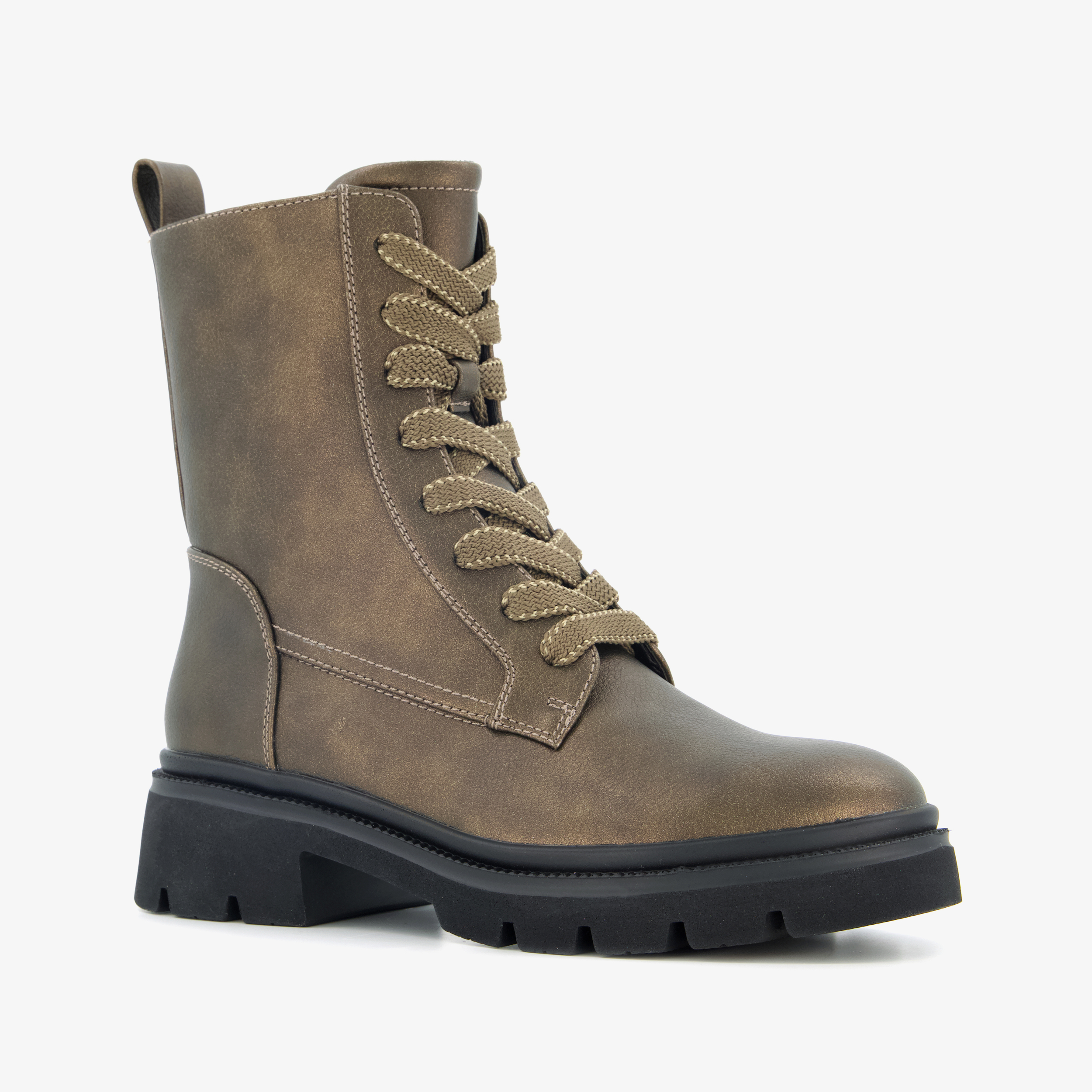 Blue Box dames veterboots brons laarzen
