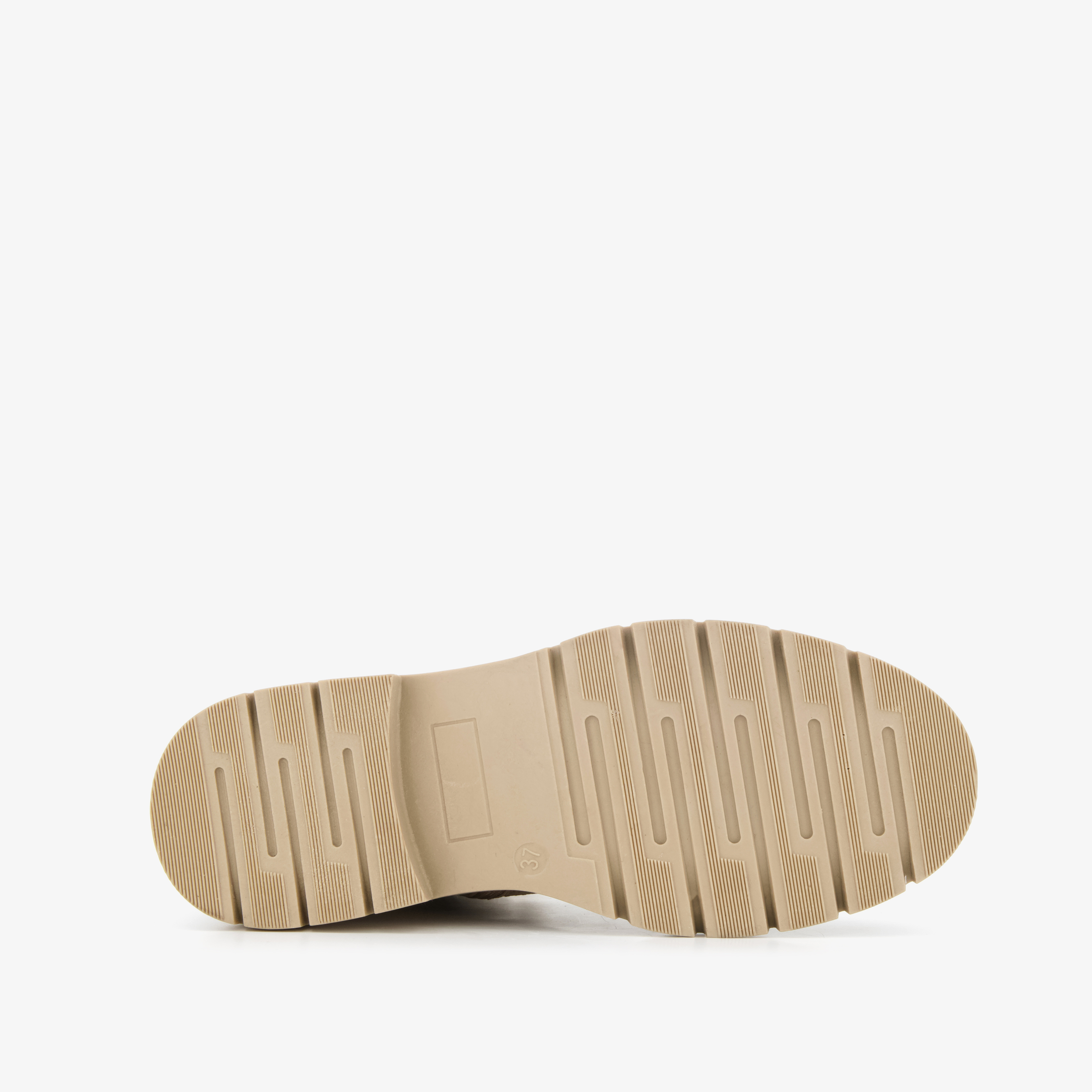 Blue Box dames croco veterboots beige laarzen – foto 3