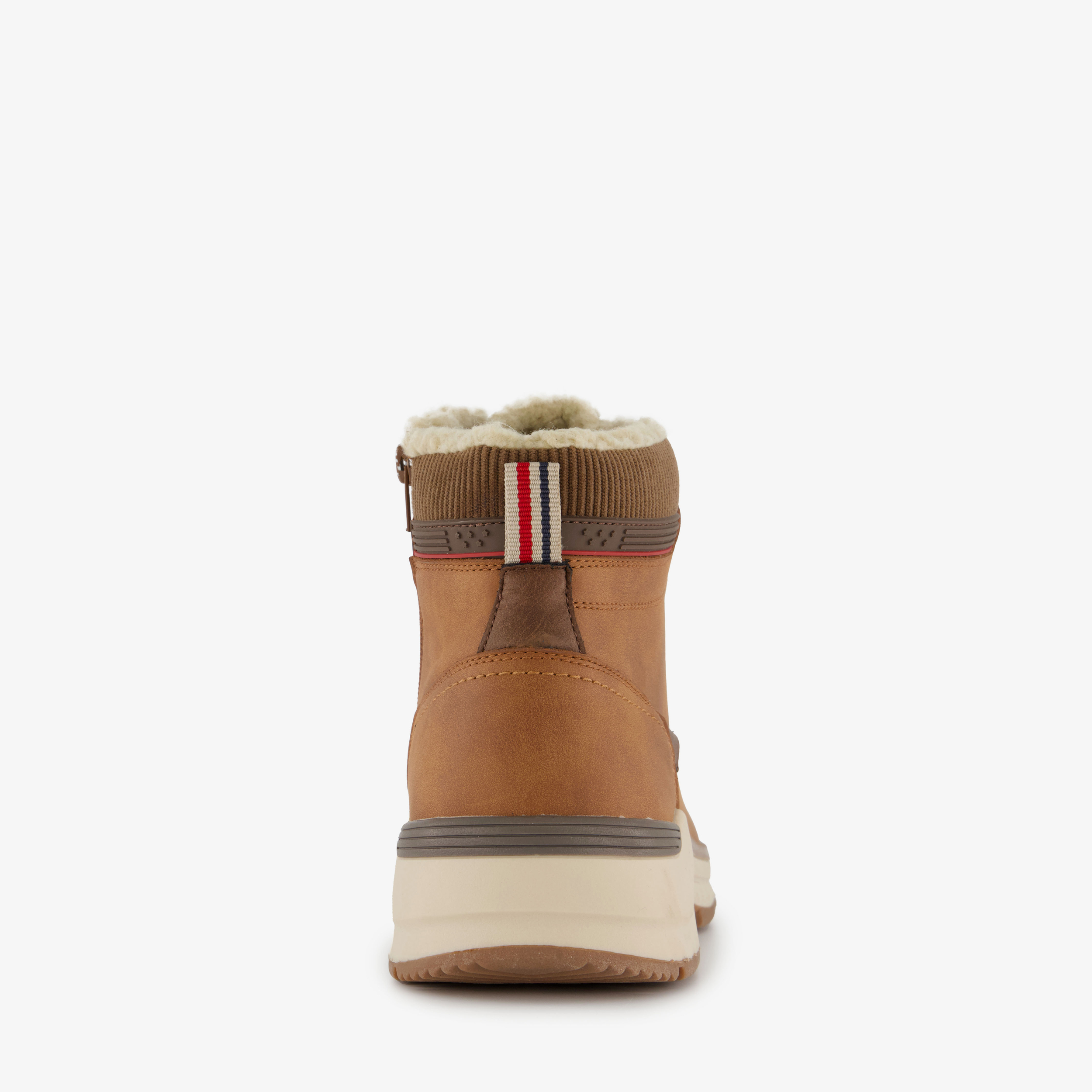 Blue Box gevoerde heren veterboots cognac bruin – foto 2