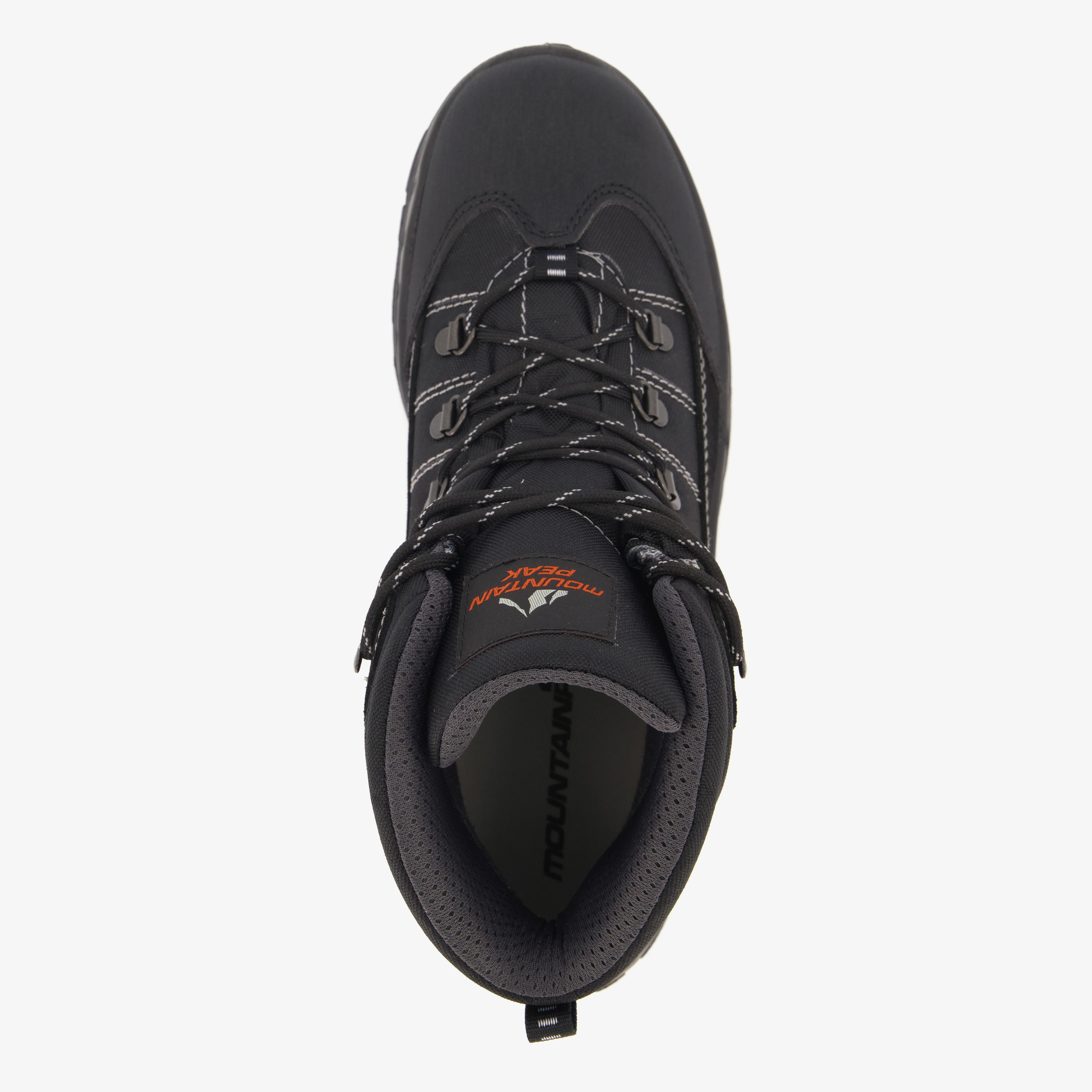 Mountain Peak leren dames wandelschoenen zwart – foto 4