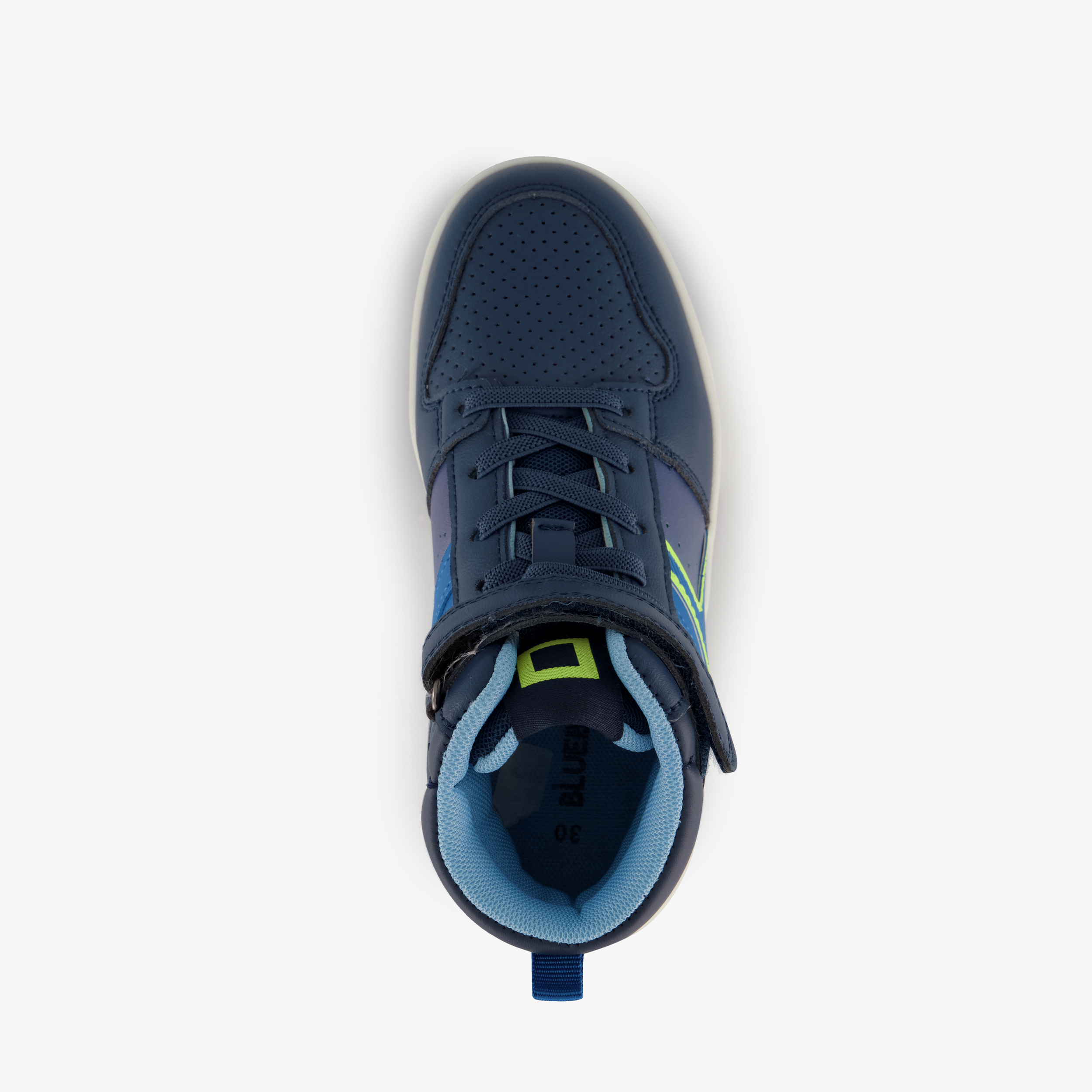 Blue Box hoge jongens sneakers blauw – foto 4