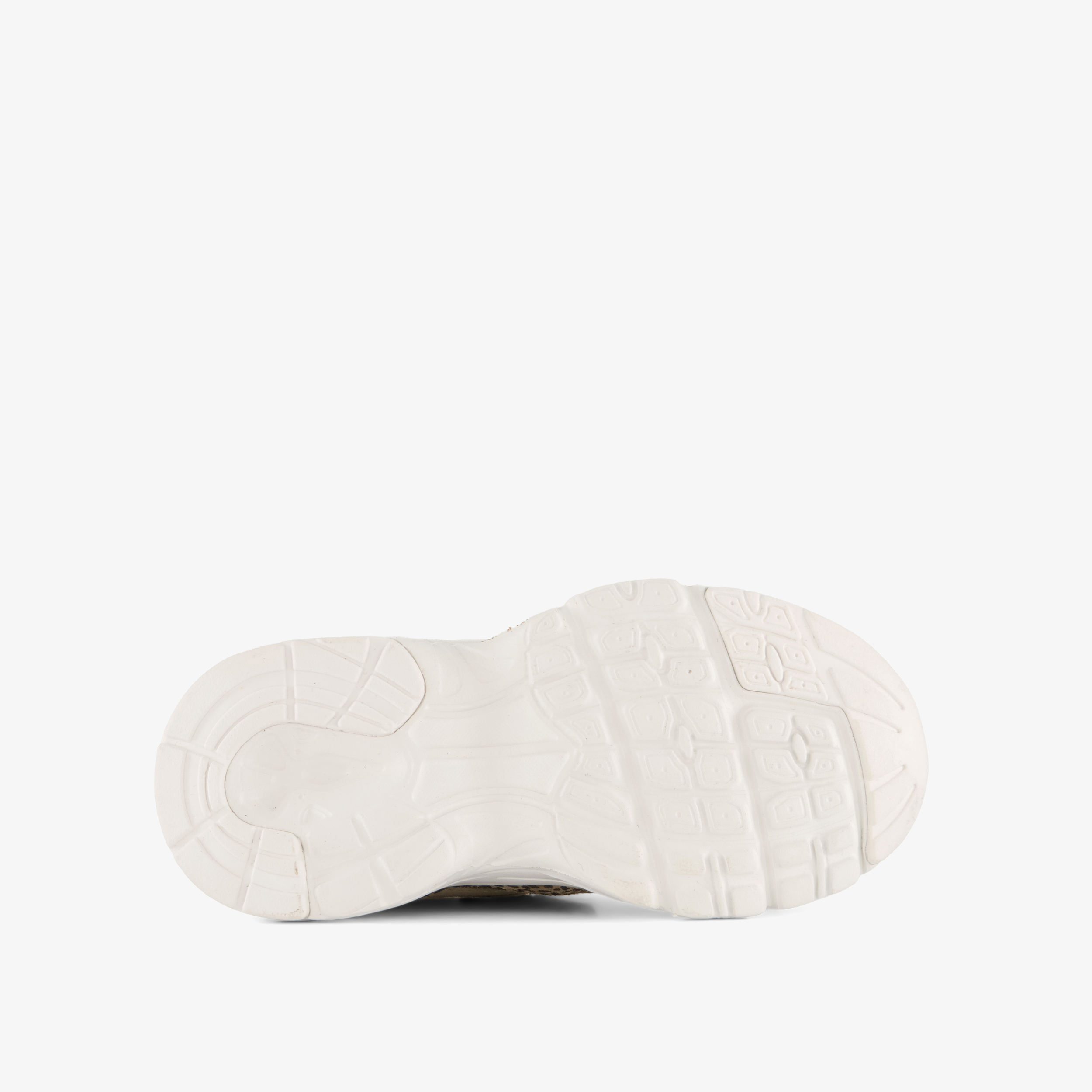 Braqeez leren meisjes sneakers beige panterprint – foto 3
