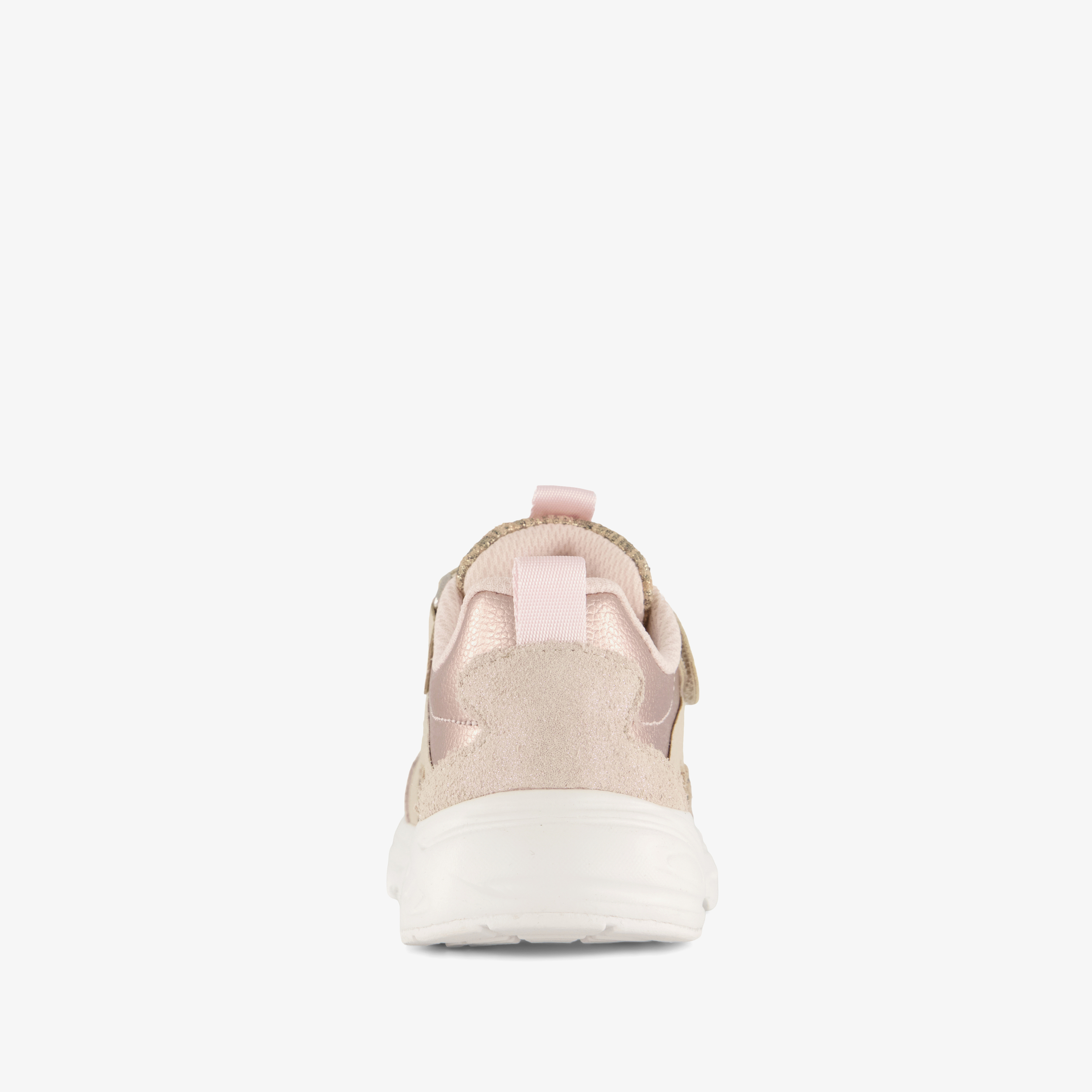 Braqeez leren meisjes sneakers beige panterprint – foto 2