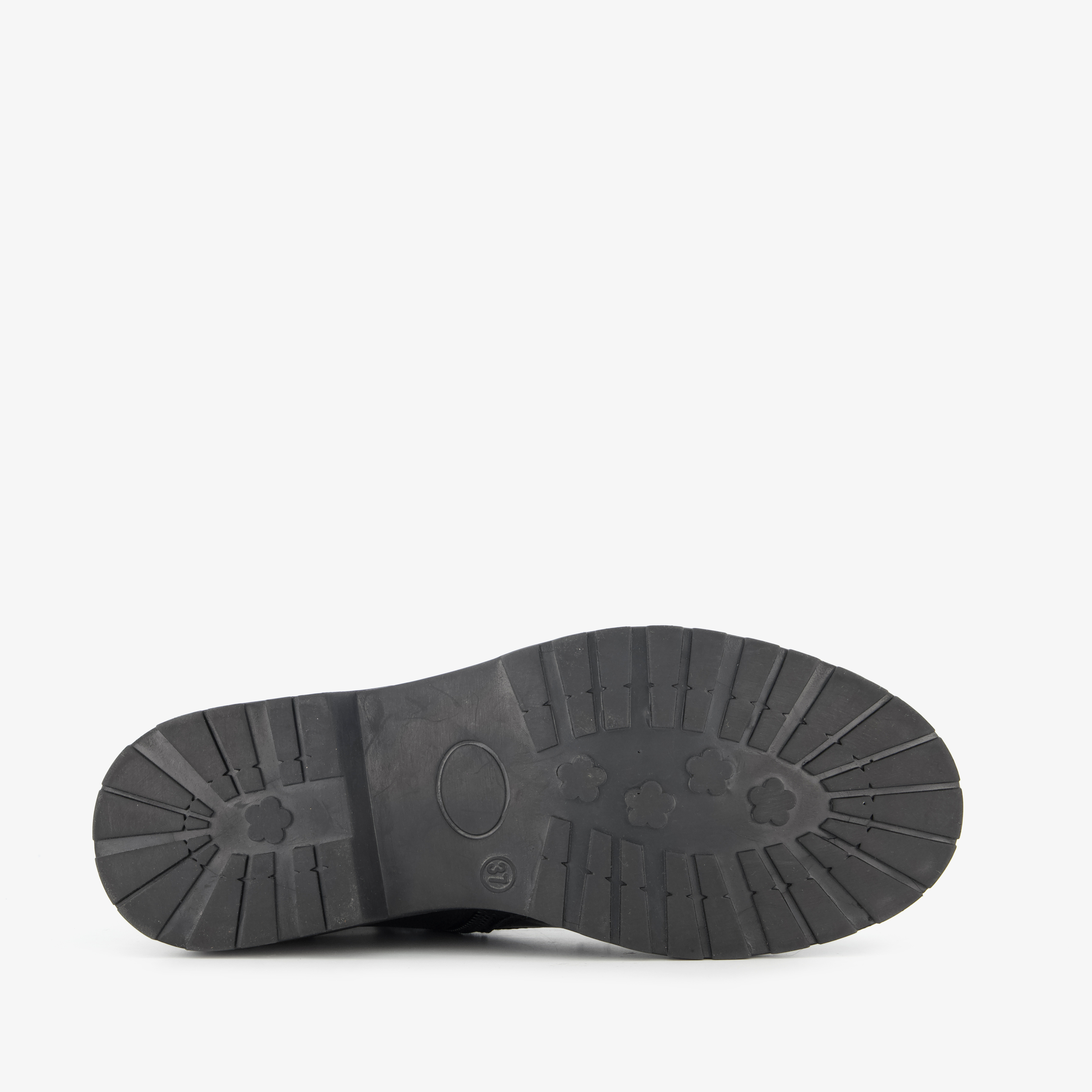 Harper leren dames veterboots zwart – foto 3