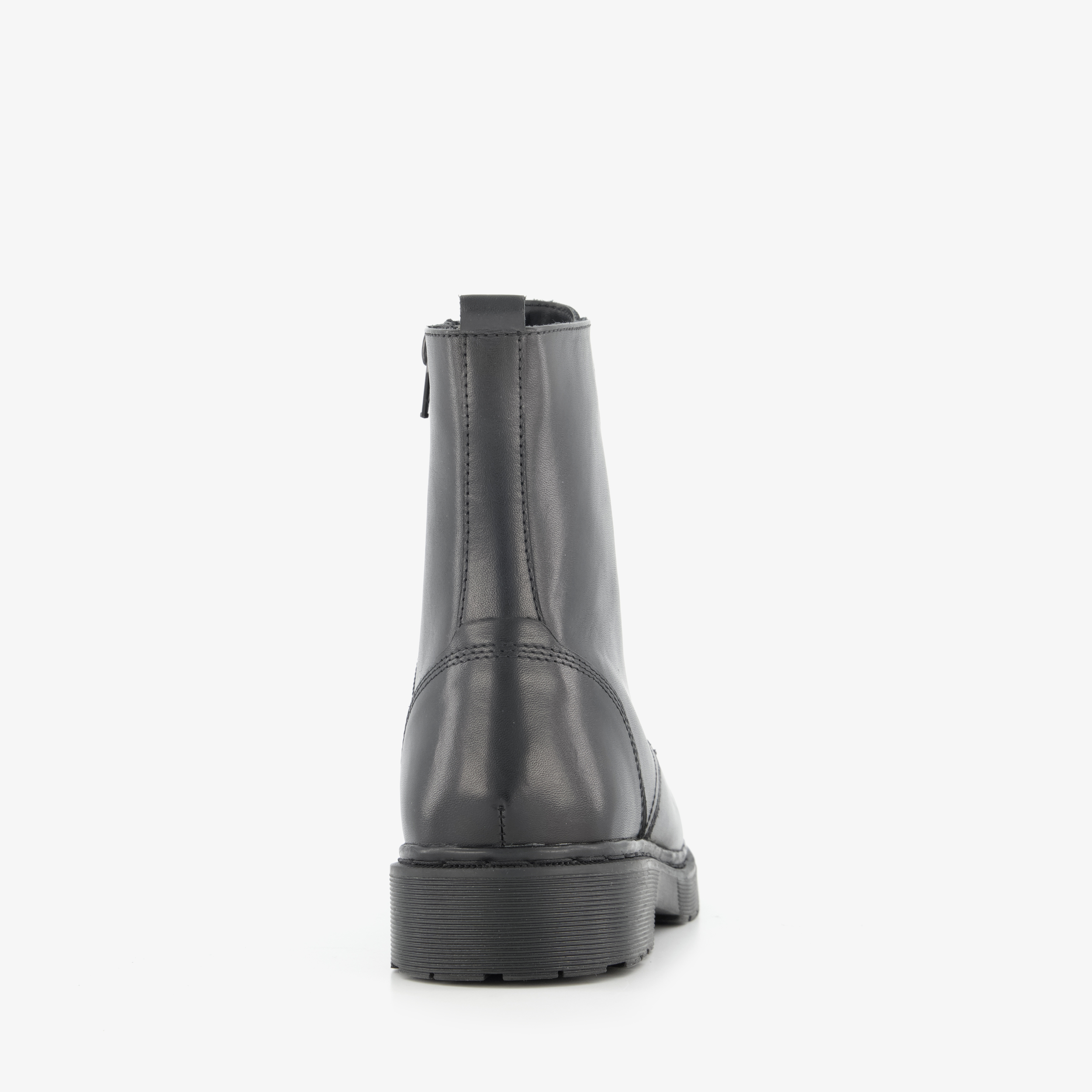 Harper leren dames veterboots zwart – foto 2