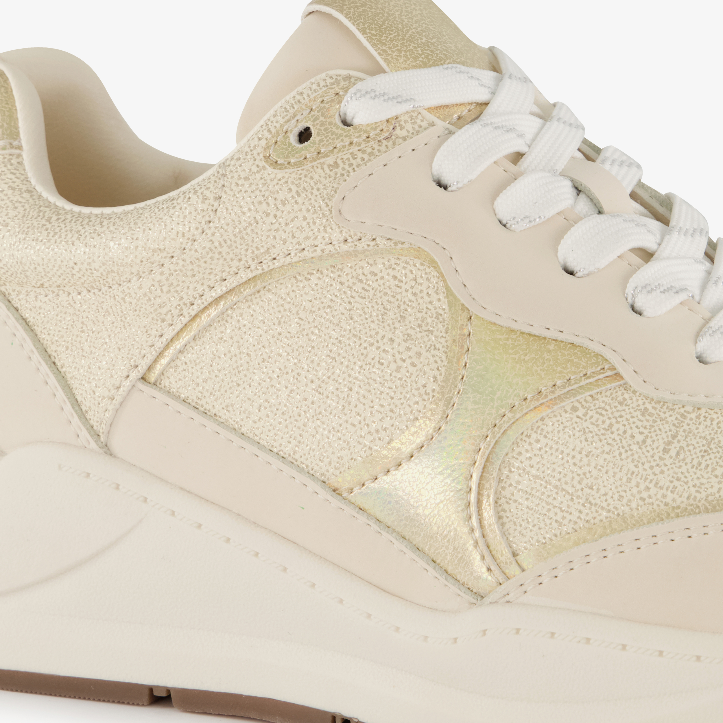 Natuform dames sneakers beige goud – foto 5