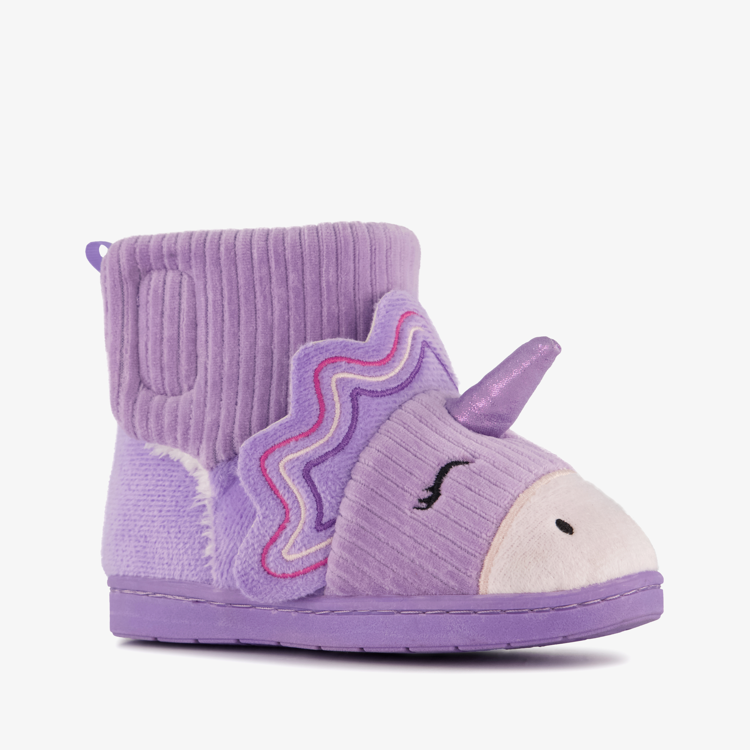 Thu!s unicorn pantoffels met antislipzool paars