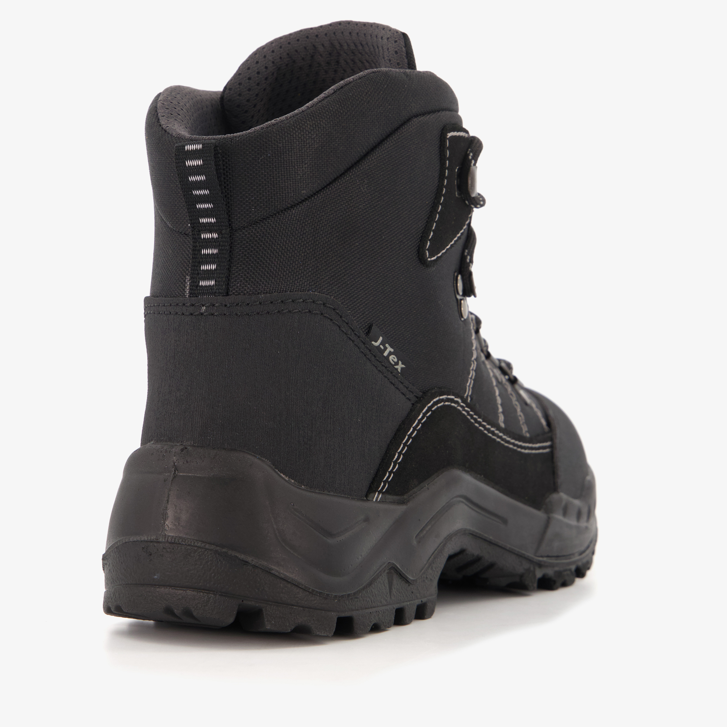 Mountain Peak leren heren wandelschoenen zwart – foto 5