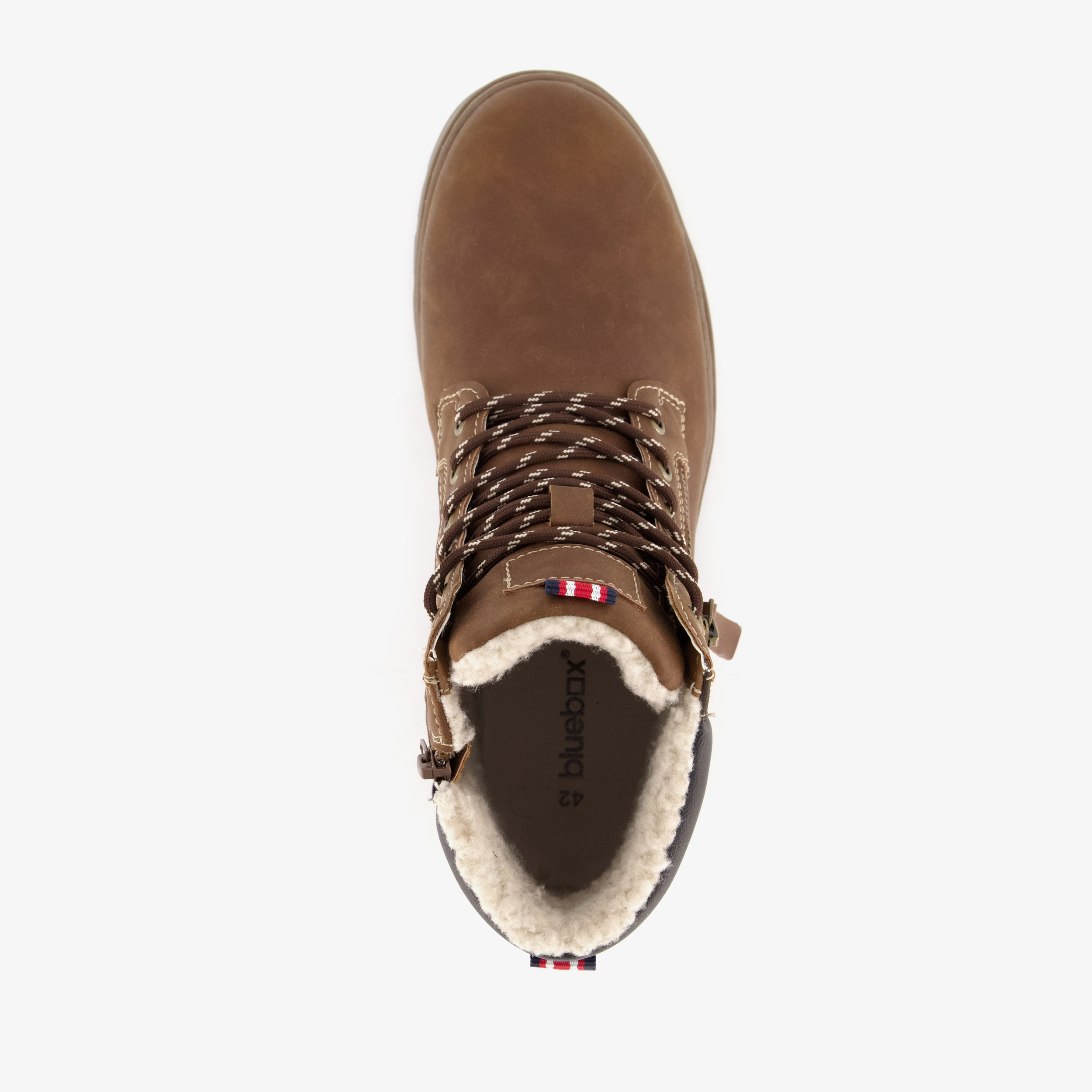 Blue Box gevoerde heren veterboots bruin – foto 4