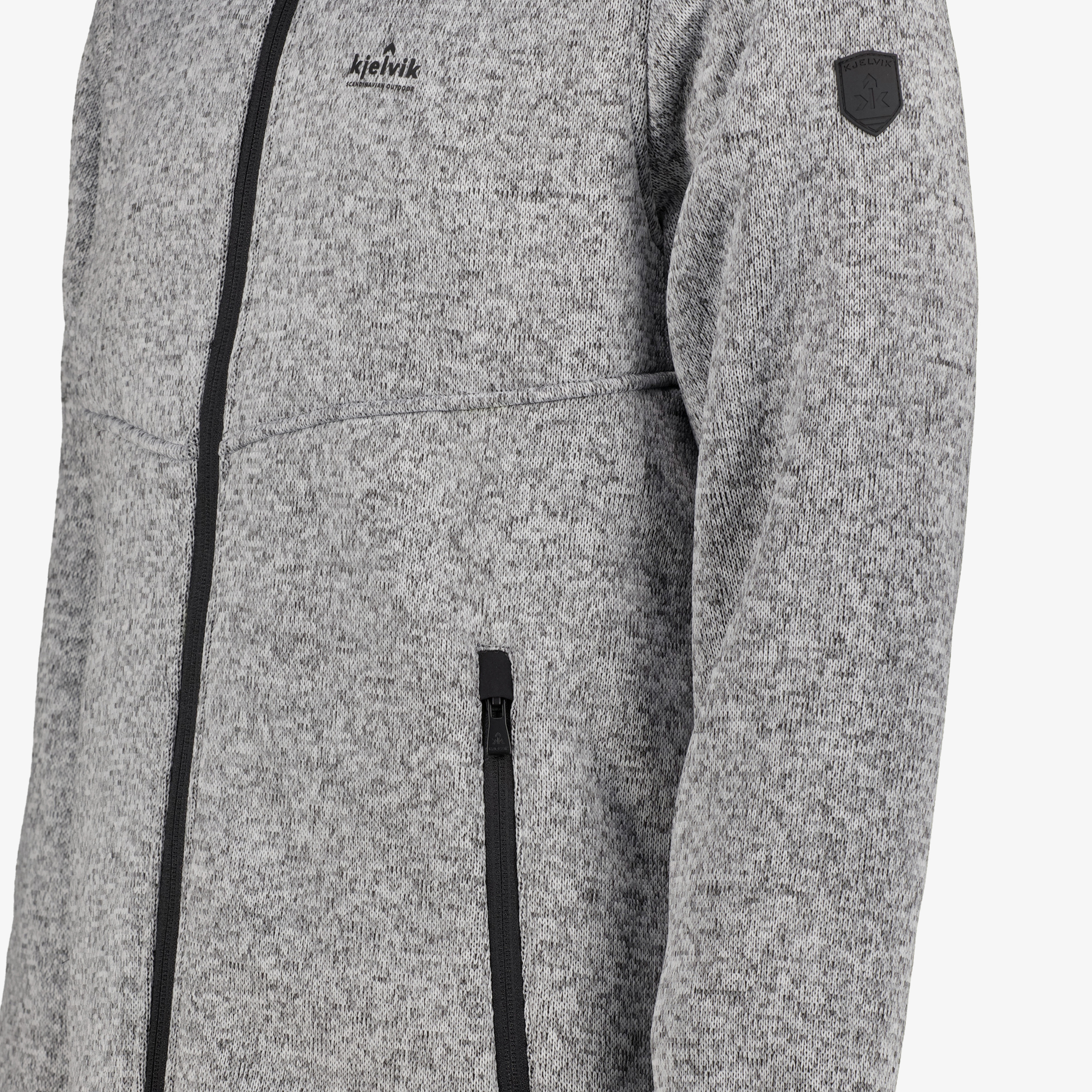 Kjelvik heren outdoor vest grijs truien & vesten – foto 2