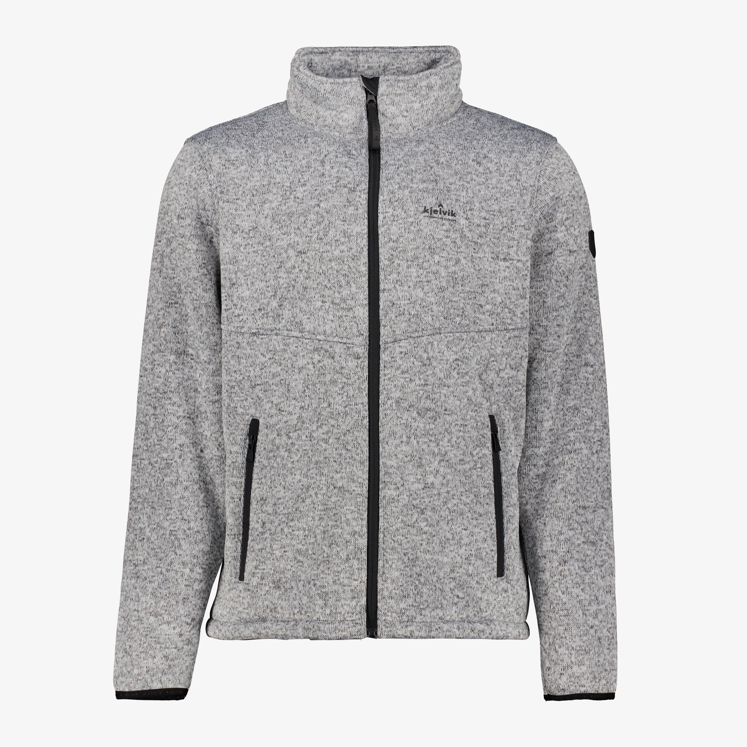 Kjelvik heren outdoor vest grijs truien & vesten