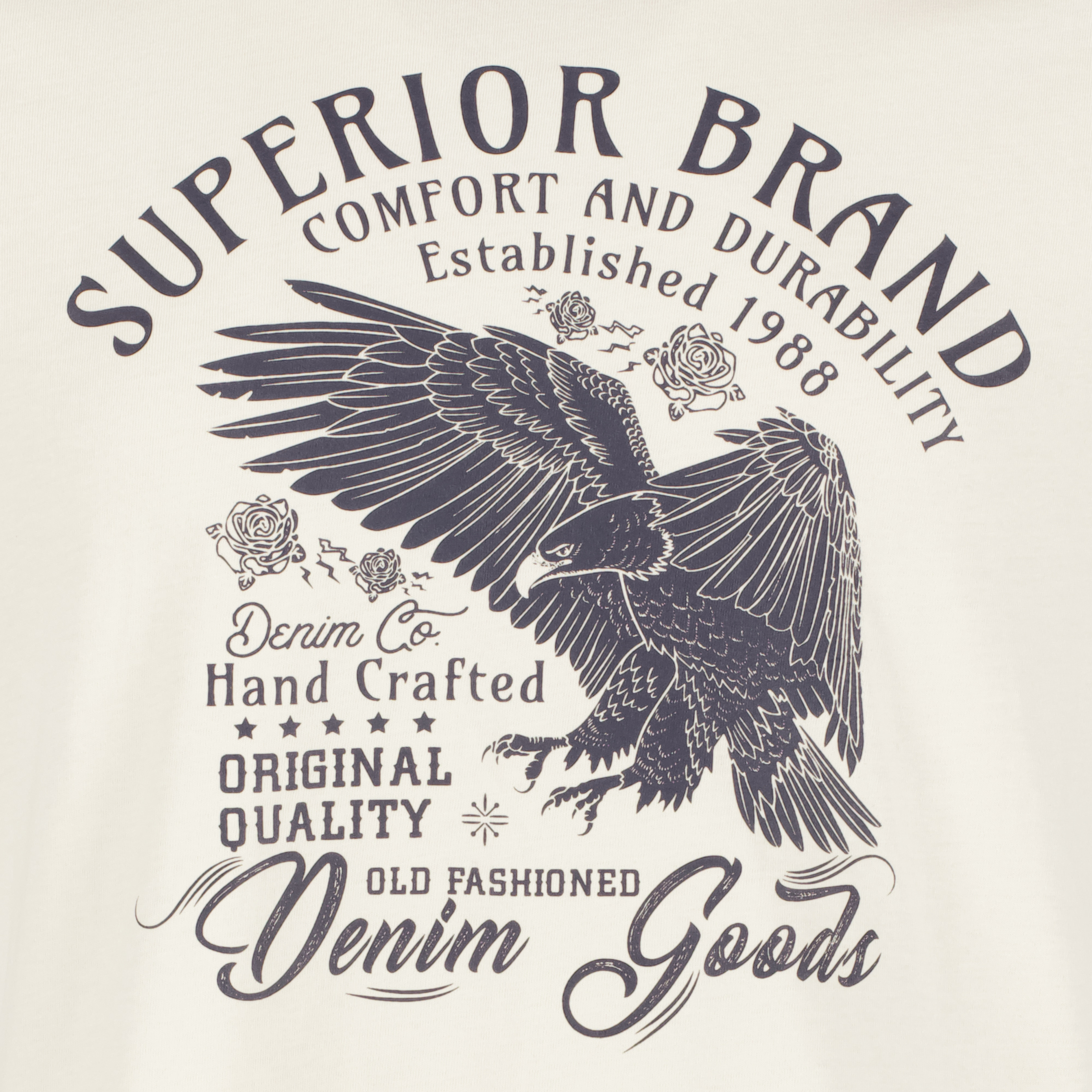 Unsigned heren T-shirt met opdruk wit t-shirts & tops – foto 2