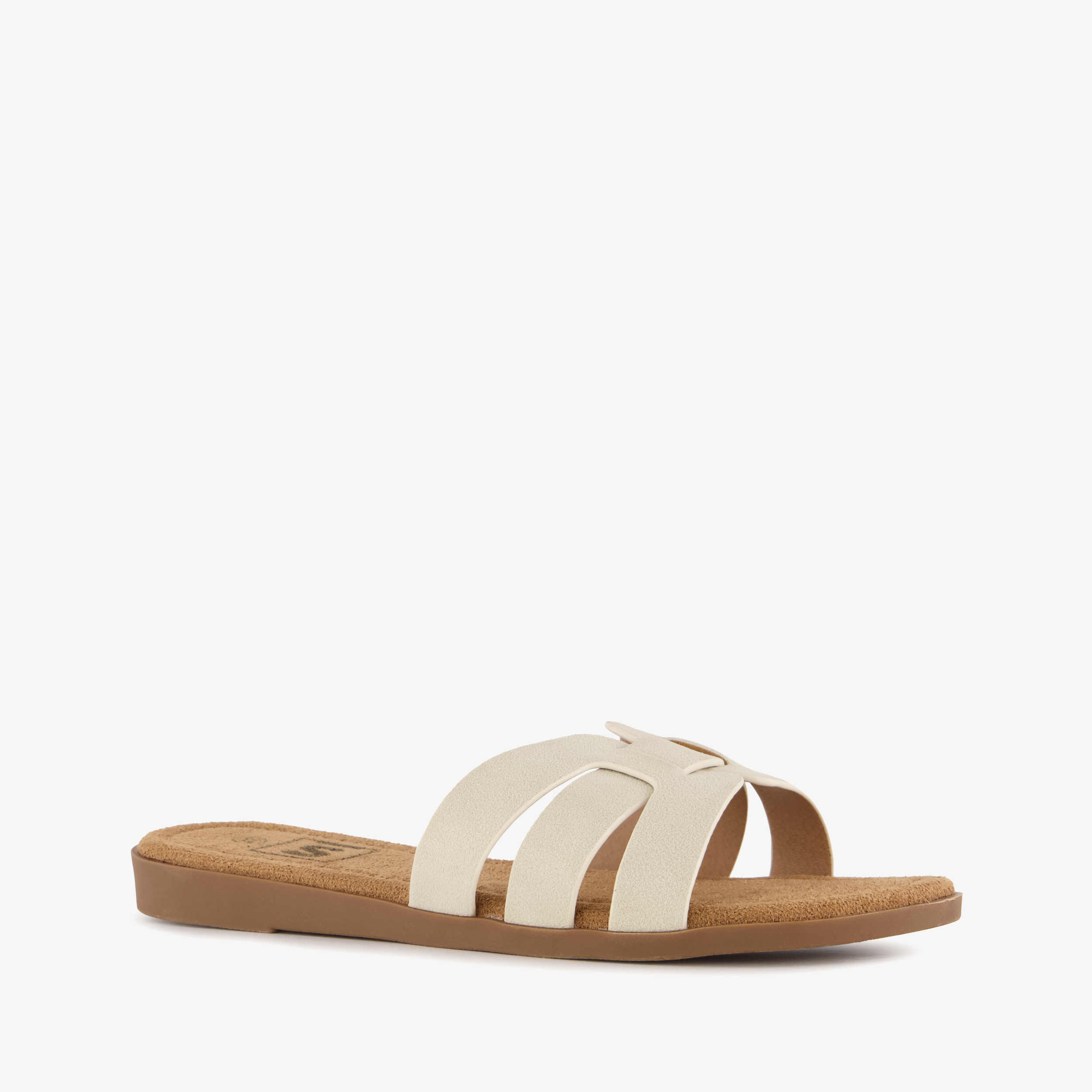 Dames slippers beige