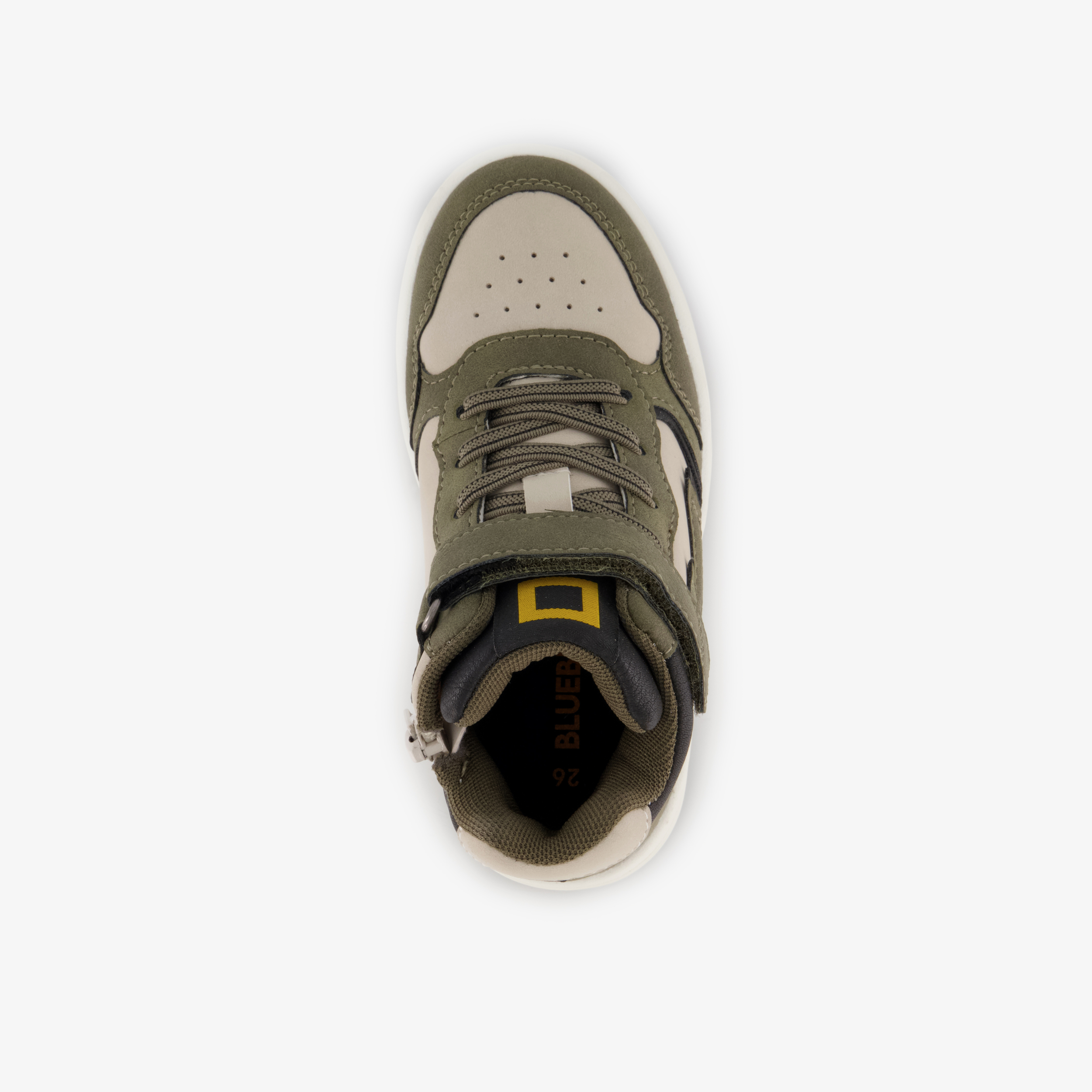Blue Box hoge jongens sneakers groen – foto 4