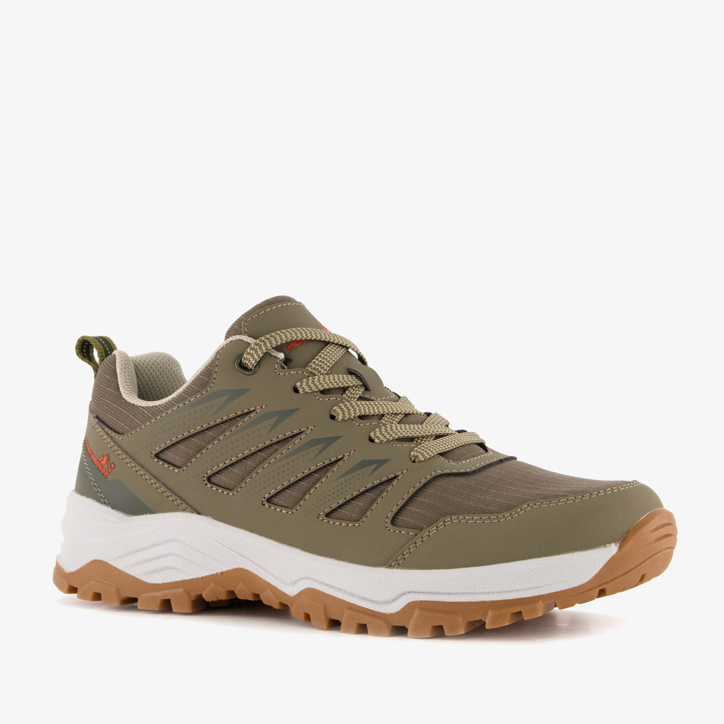 Mountain Peak heren wandelschoenen cat. A groen sneakers