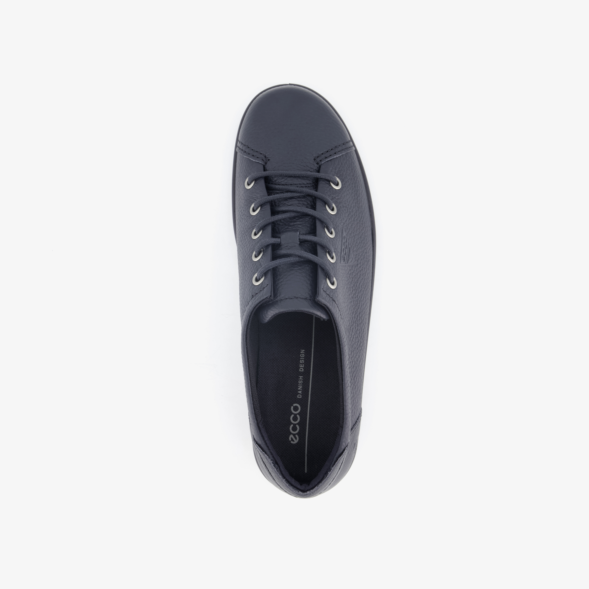 ECCO Soft 2.0 Classic leren dames sneakers blauw – foto 4