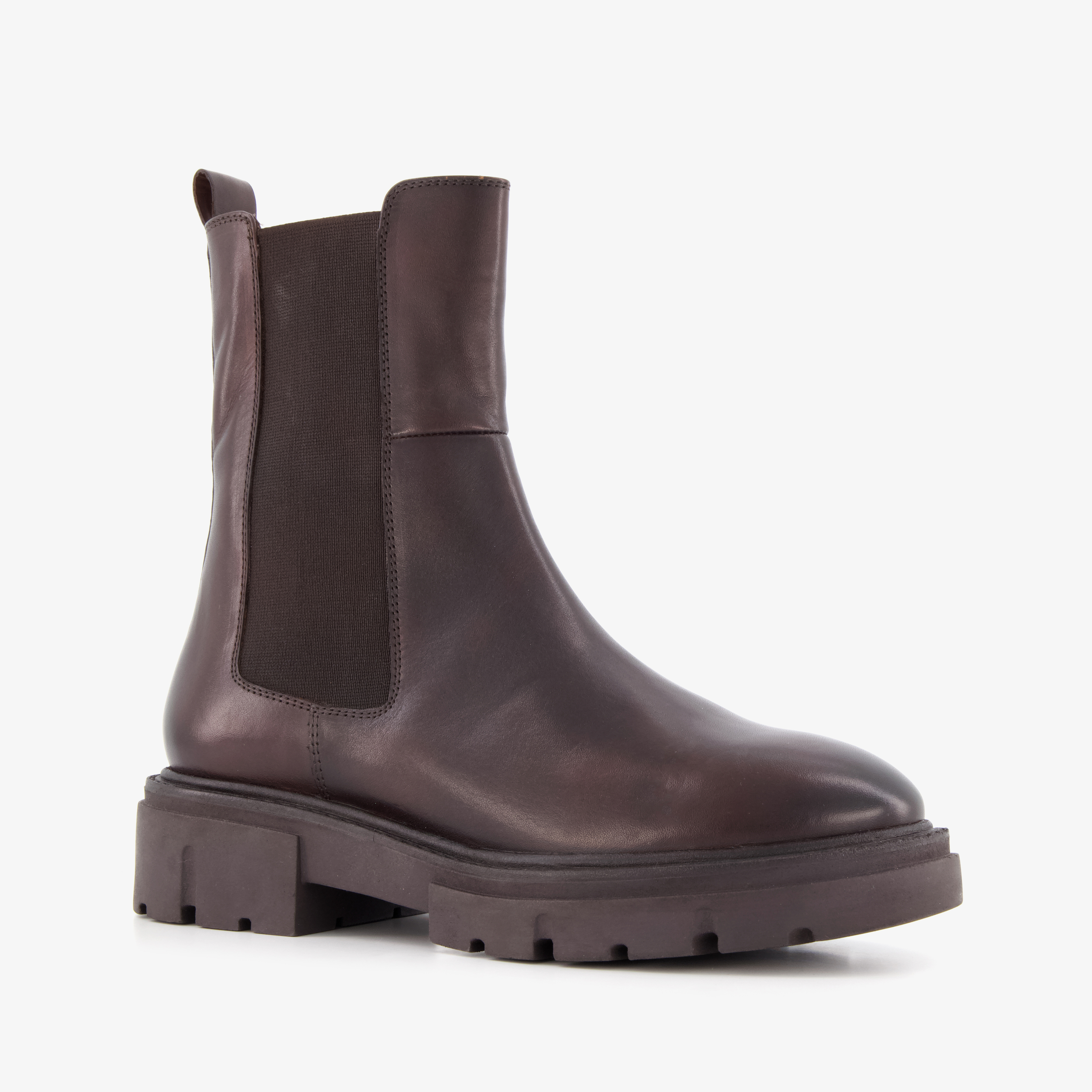 Harper leren dames Chelsea boots bruin