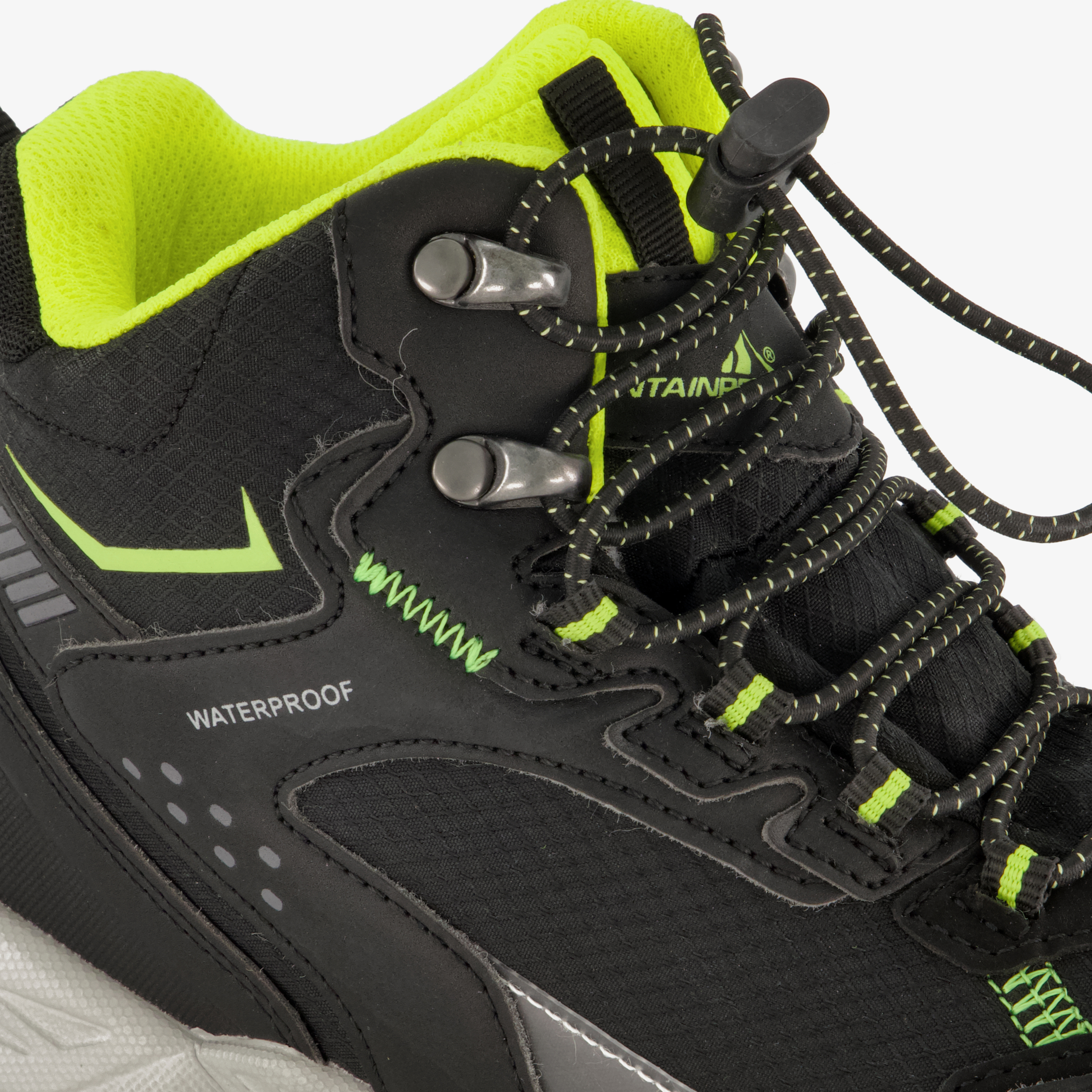 Mountain Peak hoge jongens wandelschoenen cat. A B zwart groen – foto 5
