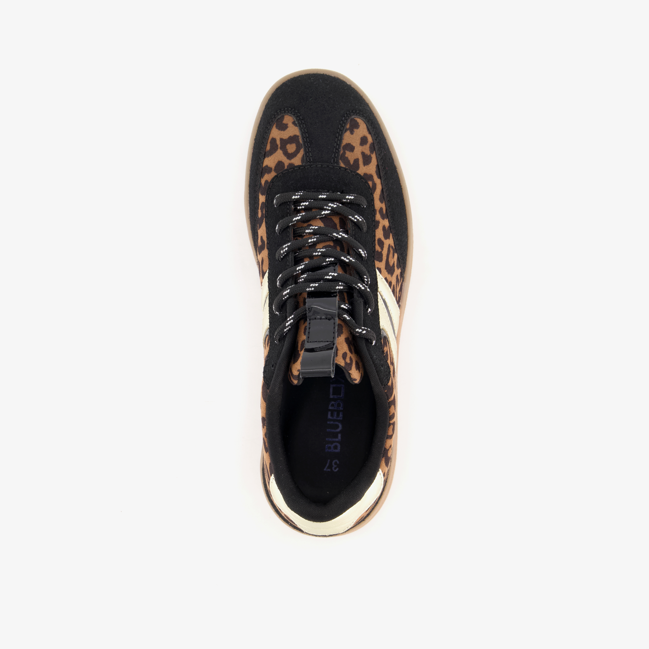 Blue Box dames sneakers met luipaardprint – foto 4
