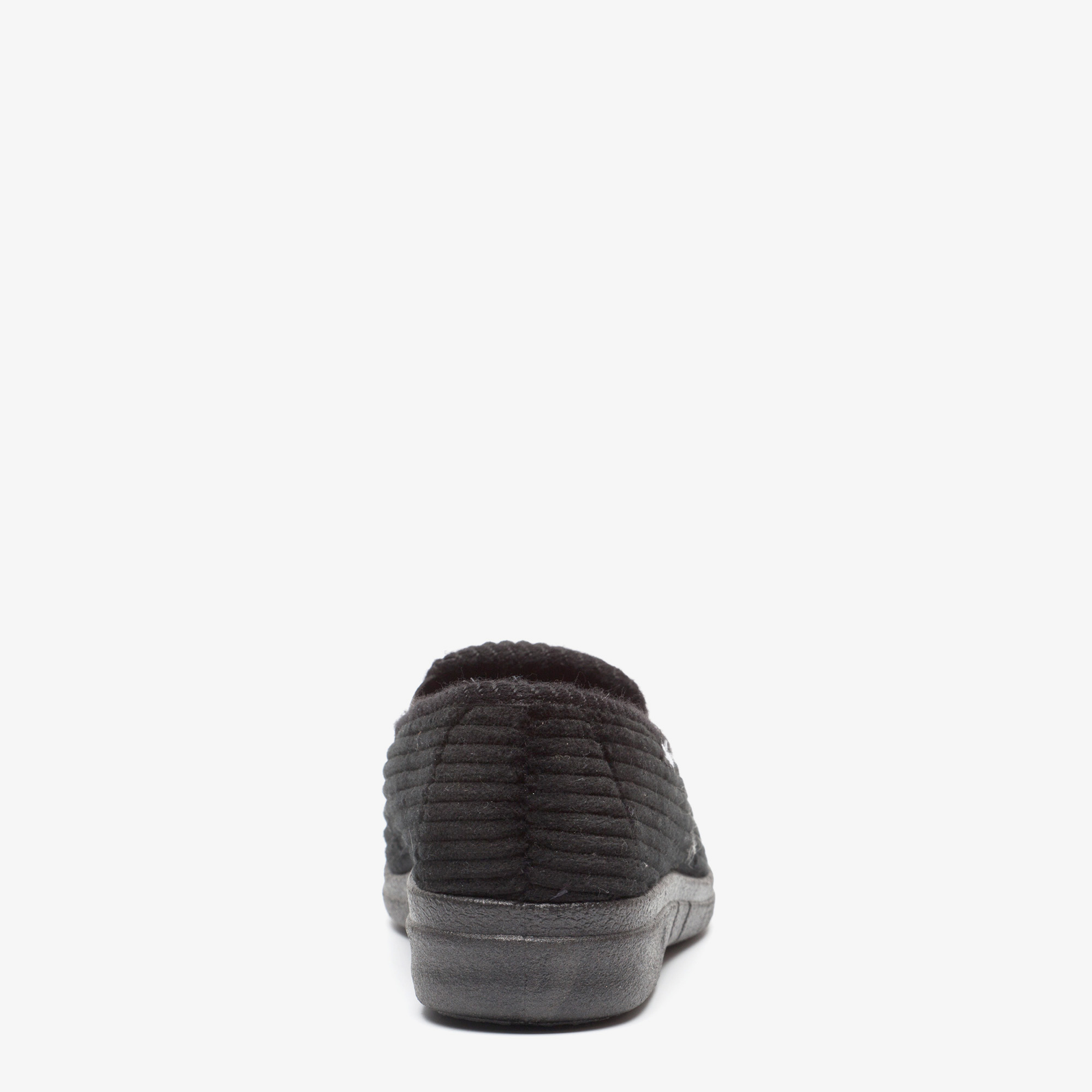 Blenzo heren pantoffels rib zwart – foto 3