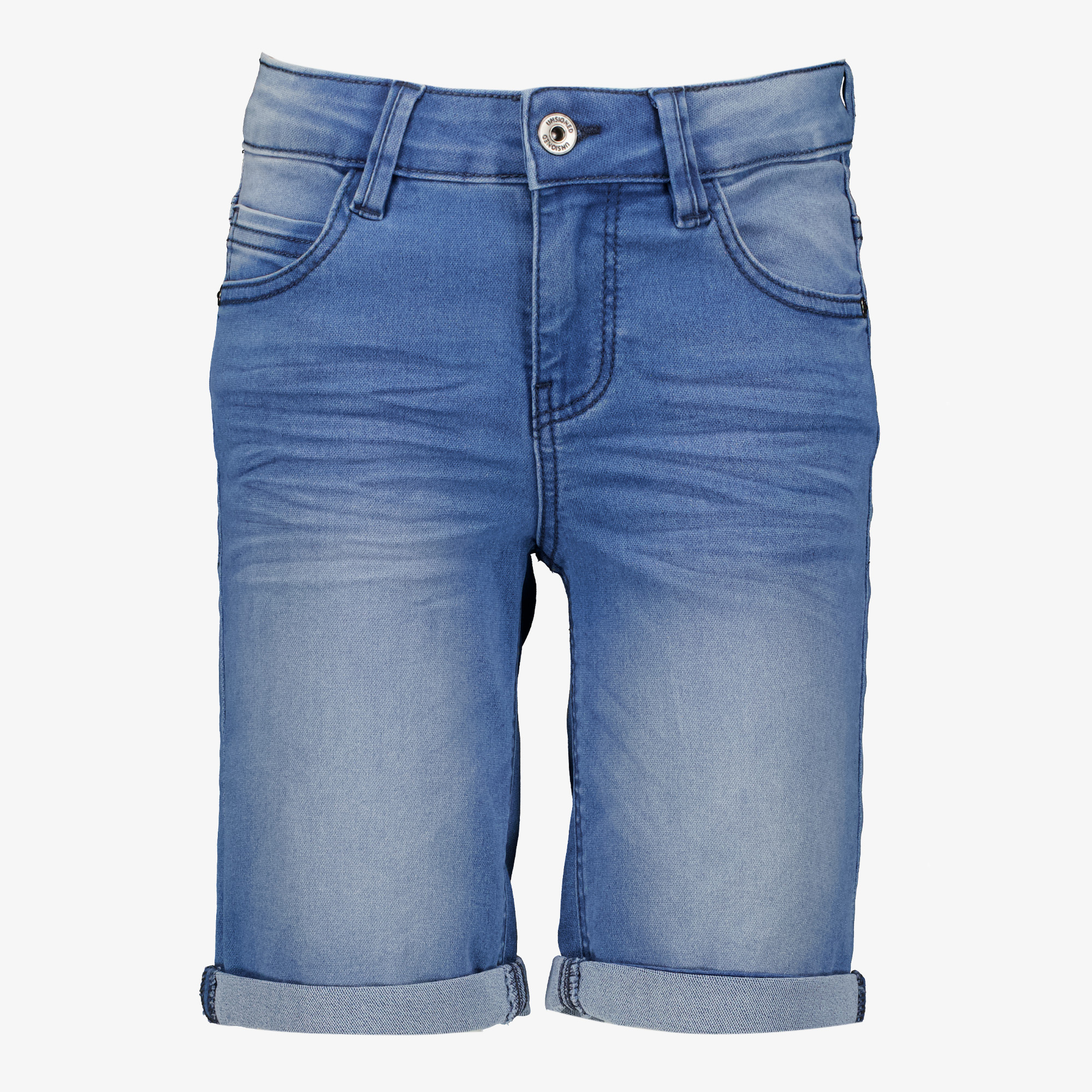 Unsigned jongens denim short medium blauw