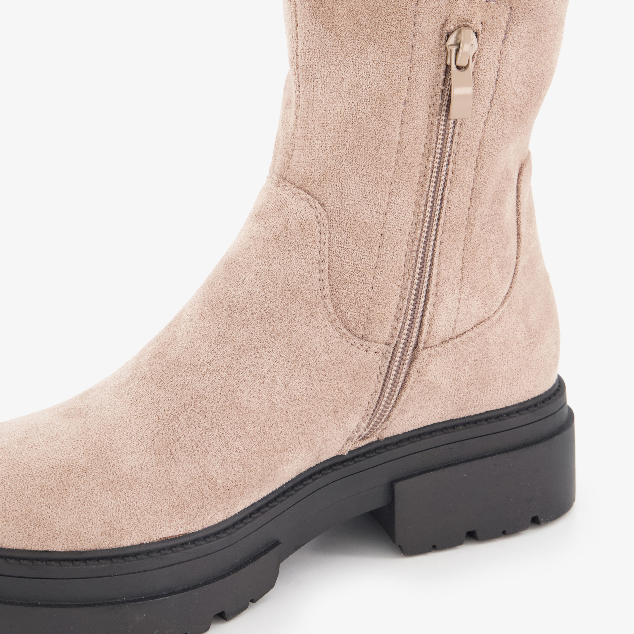 Blue Box hoge dames boots beige laarzen – foto 5