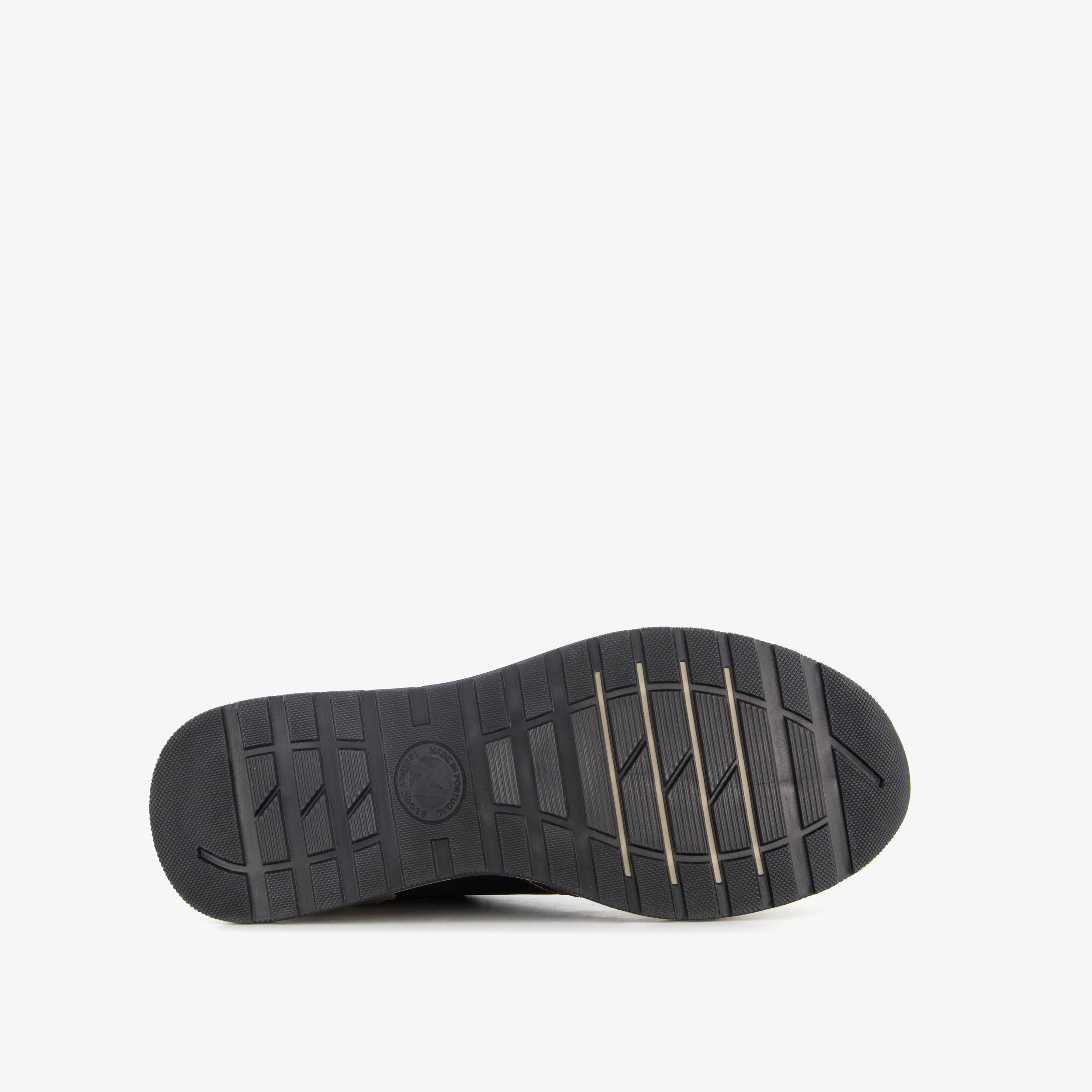 Hush Puppies leren dames sneakers zwart bruin – foto 3