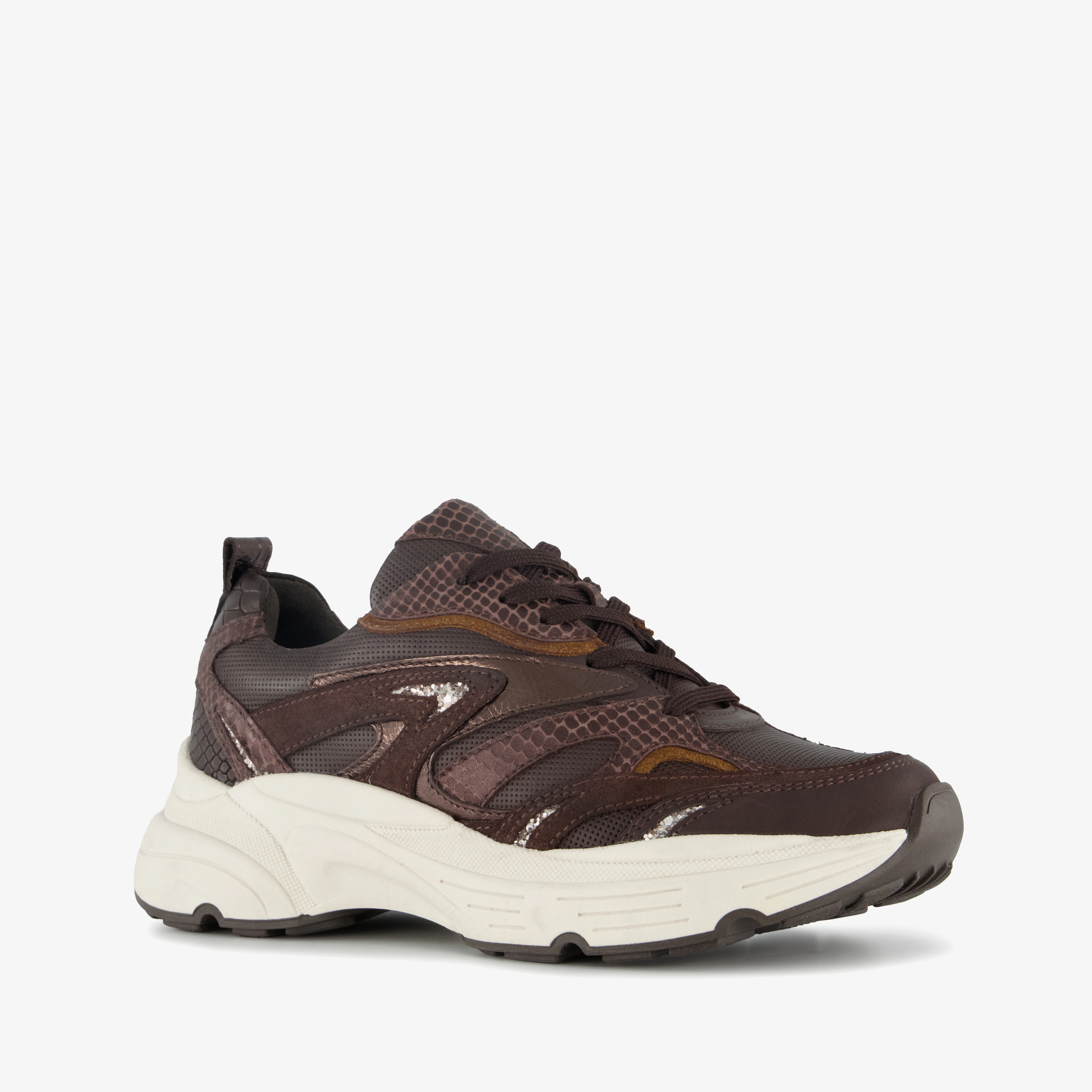 Harper dames sneakers bruin