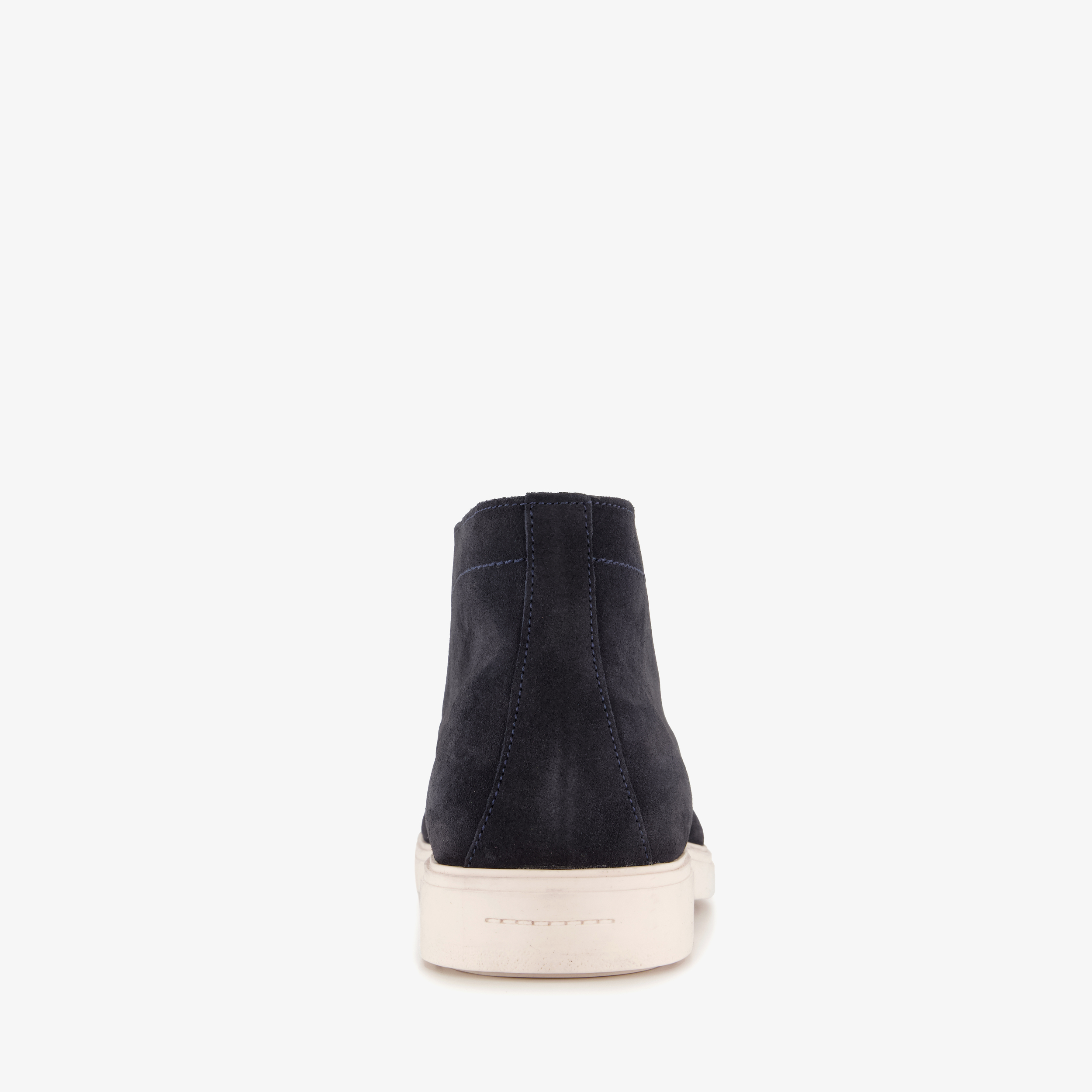 Van Beers suède heren veterschoenen donkerblauw – foto 2