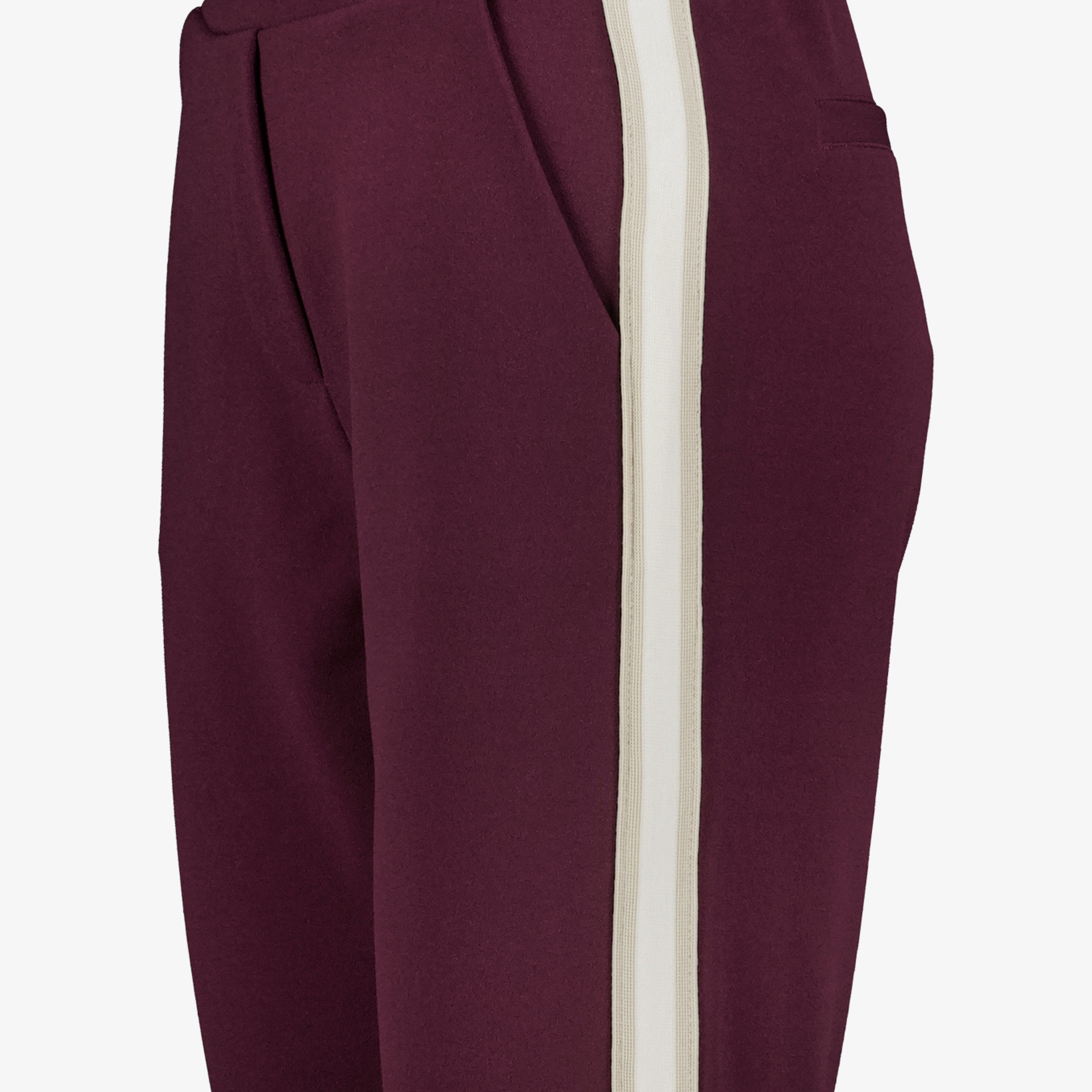 TwoDay dames broek met biezen bordeaux wit broeken & shorts – foto 2