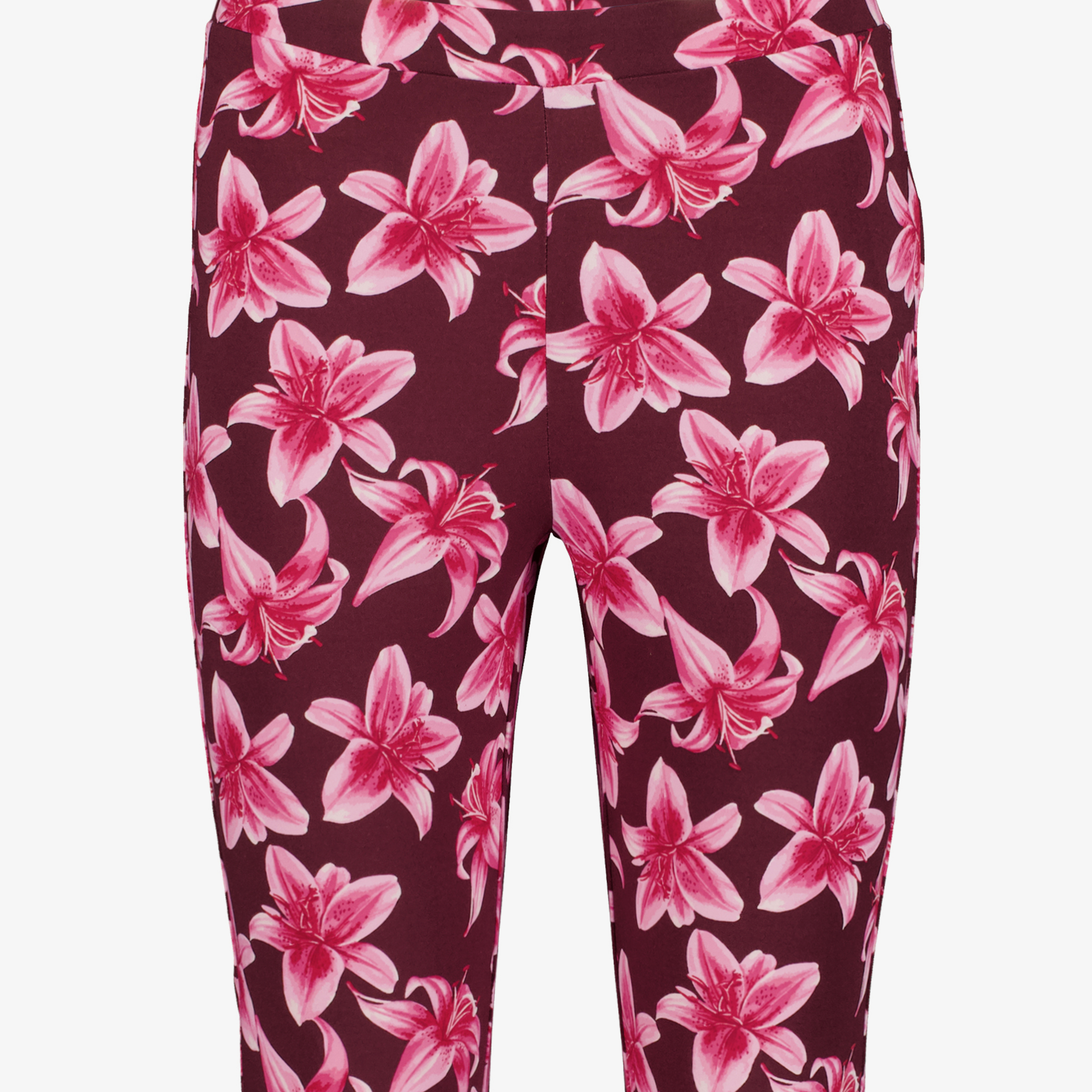 TwoDay dames flared broek met bloemenprint roze broeken & shorts – foto 2