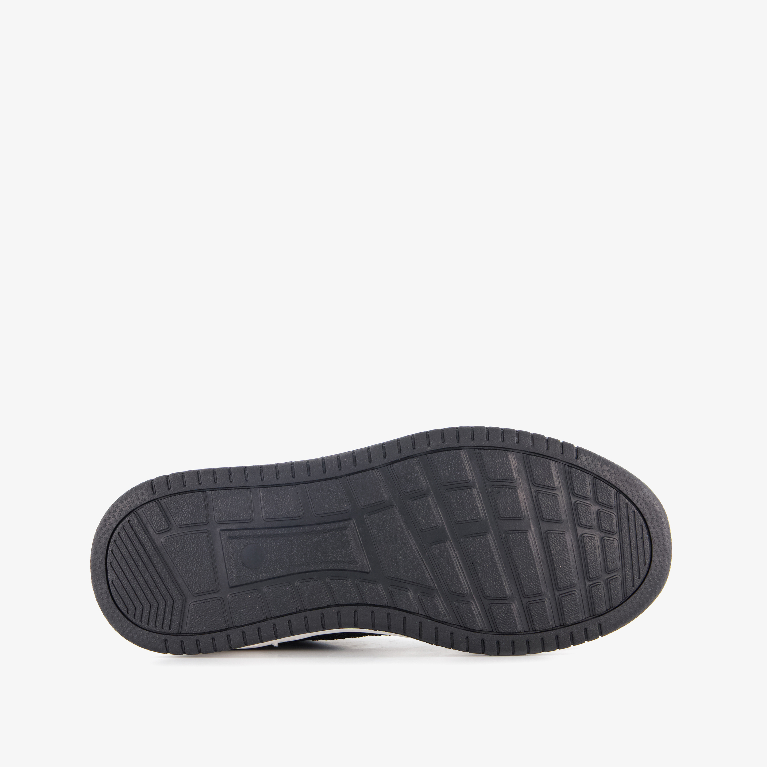 Blue Box hoge meisjes sneakers met panterprint details zwart – foto 3