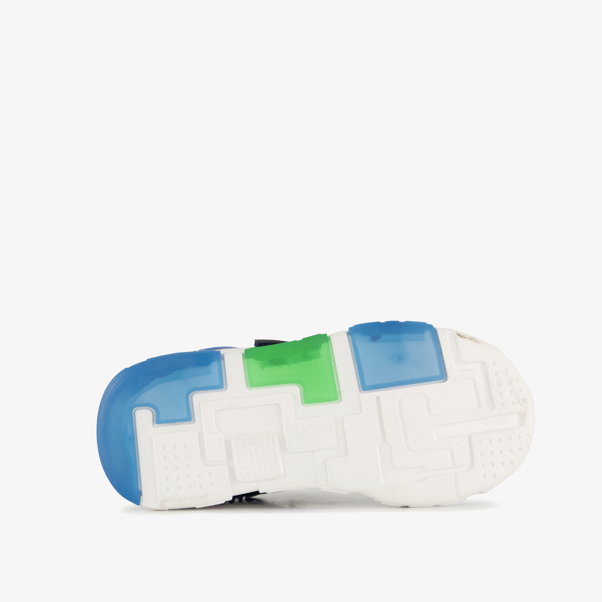 Minecraft jongens sneakers blauw groen met lichtjes – foto 3