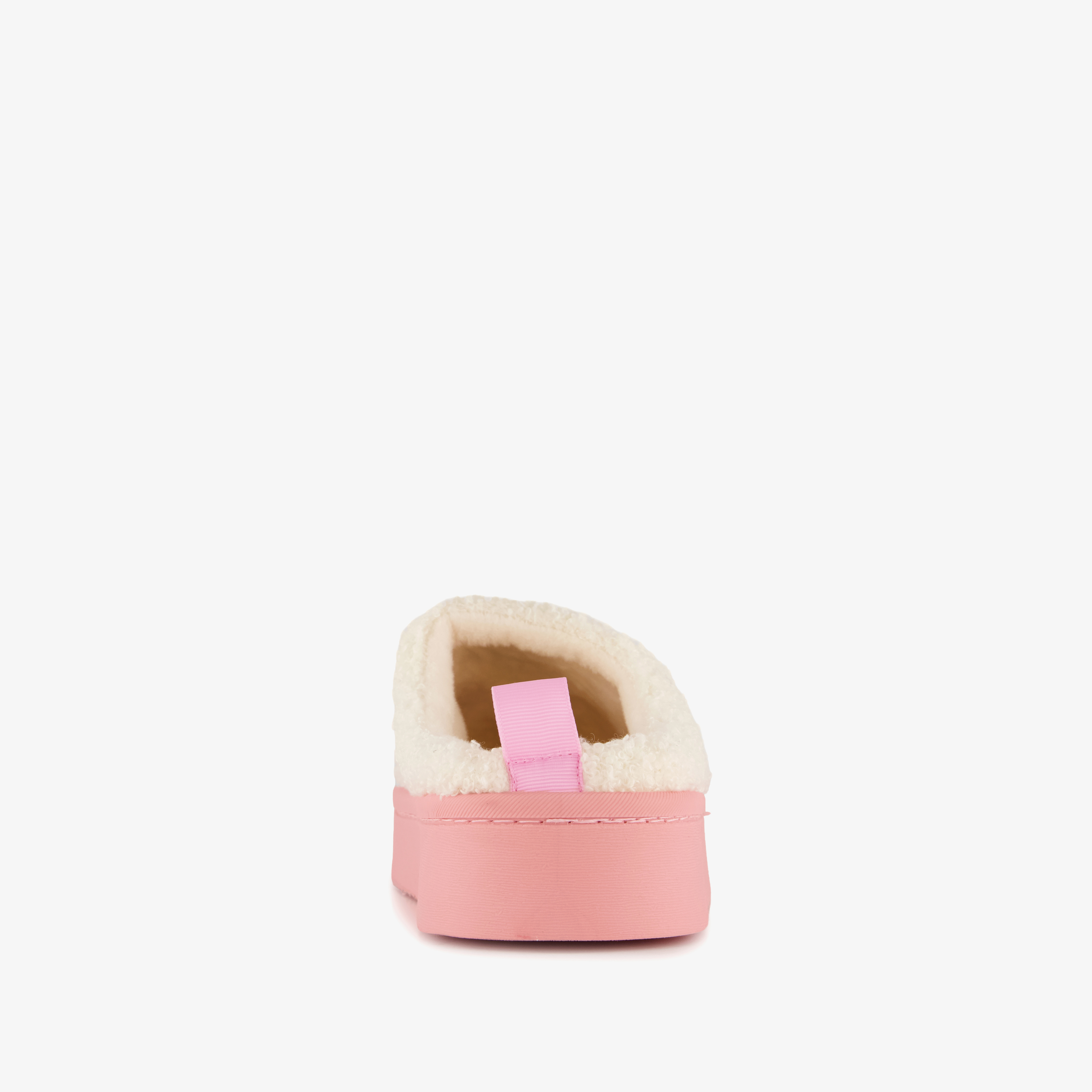 Thu!s meisjes instap pantoffels met strikjes crème roze – foto 2