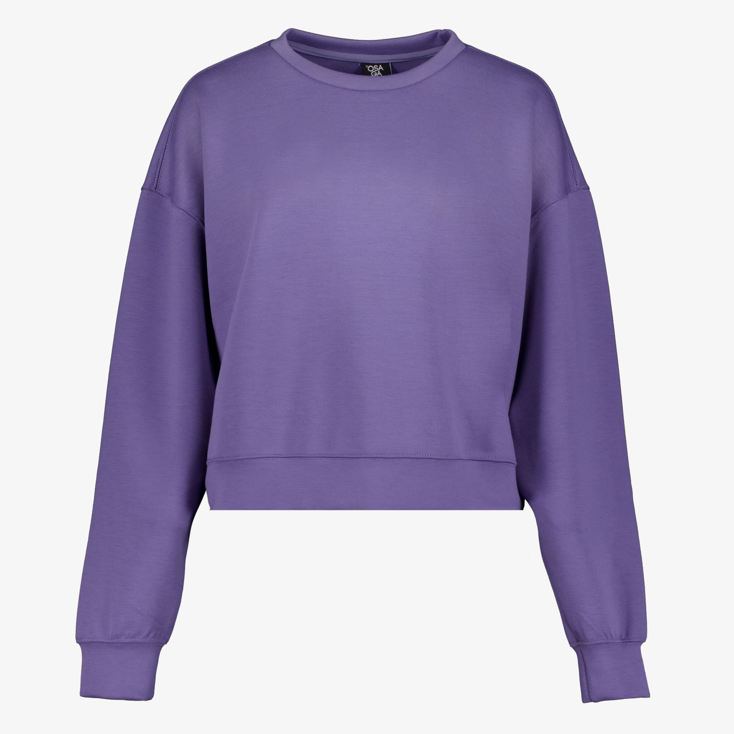 Osaga cropped dames sport sweater paars truien & vesten