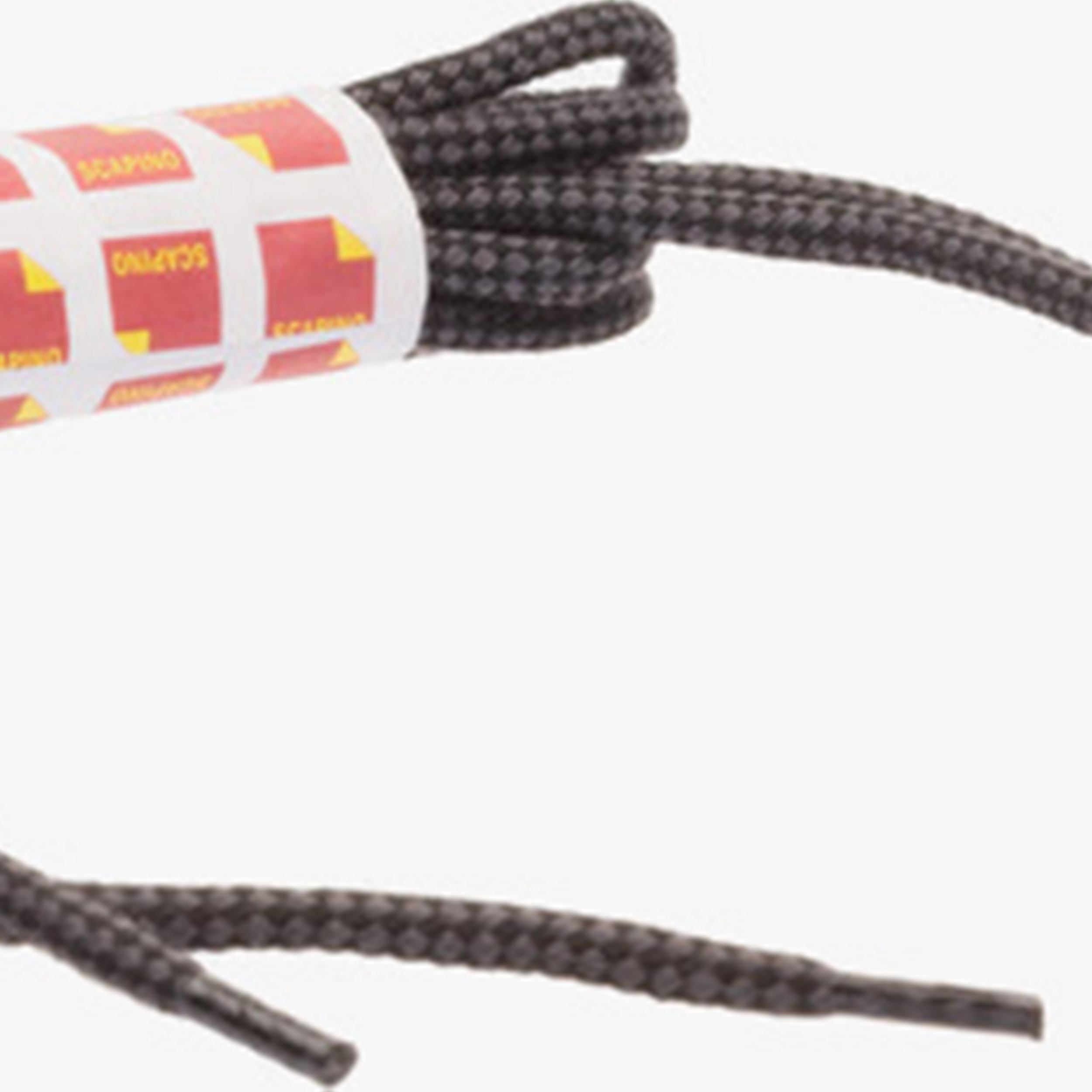 Zwart grijze veters rond 120 cm meisjes