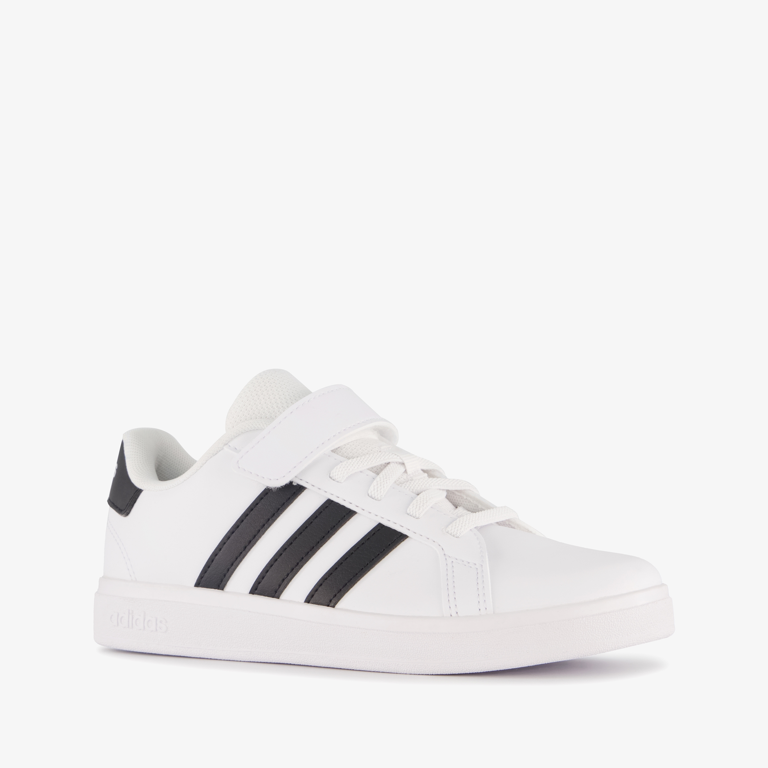 Adidas Grand Court 2.0 kinder sneakers wit zwart