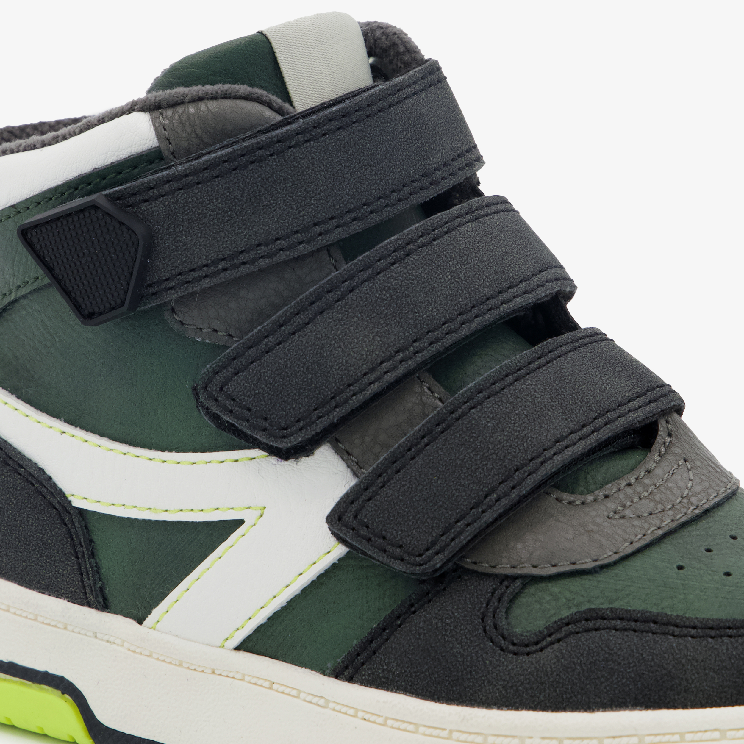 Blue Box hoge jongens sneakers grijs groen – foto 5