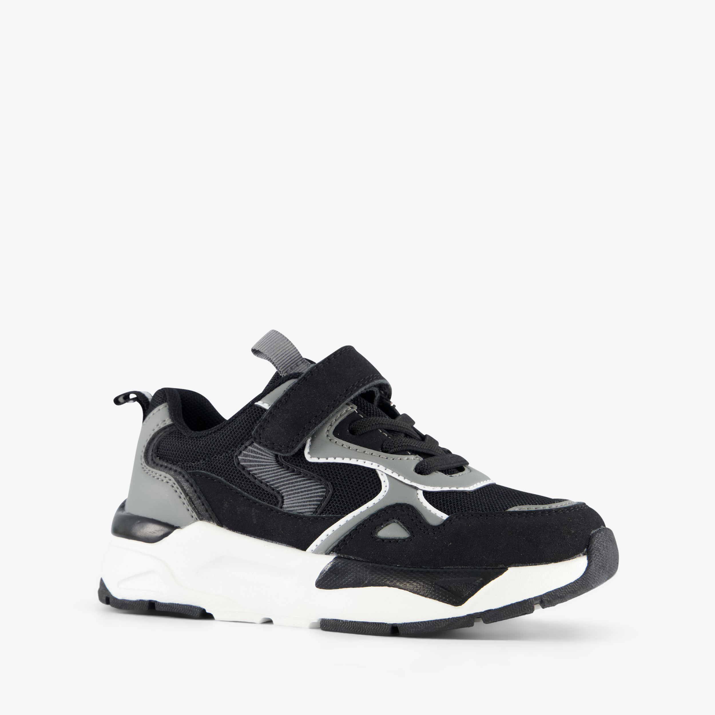 Blue Box jongens sneakers zwart grijs