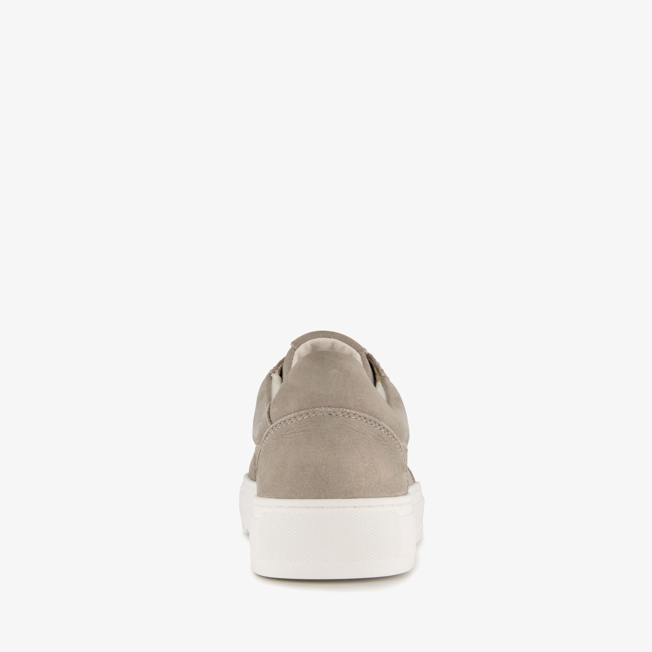 Van Beers leren heren sneakers grijs – foto 2