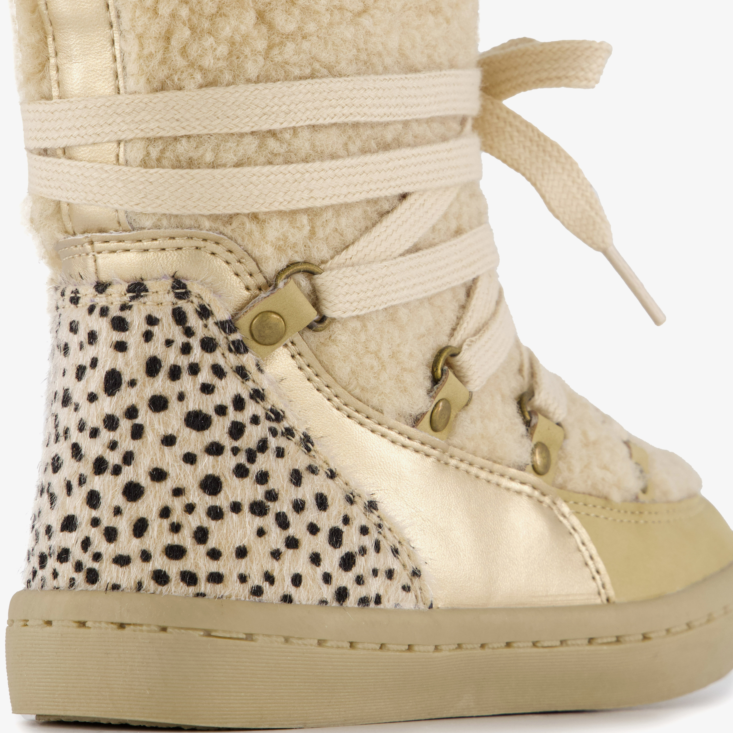 Blue Box gevoerde meisjes teddy boots beige – foto 5