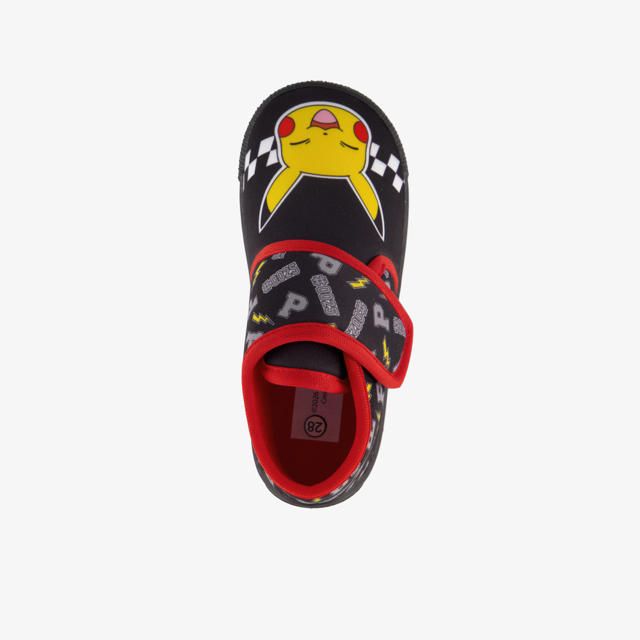 Pokemon jongens pantoffels zwart met Pikachu – foto 4