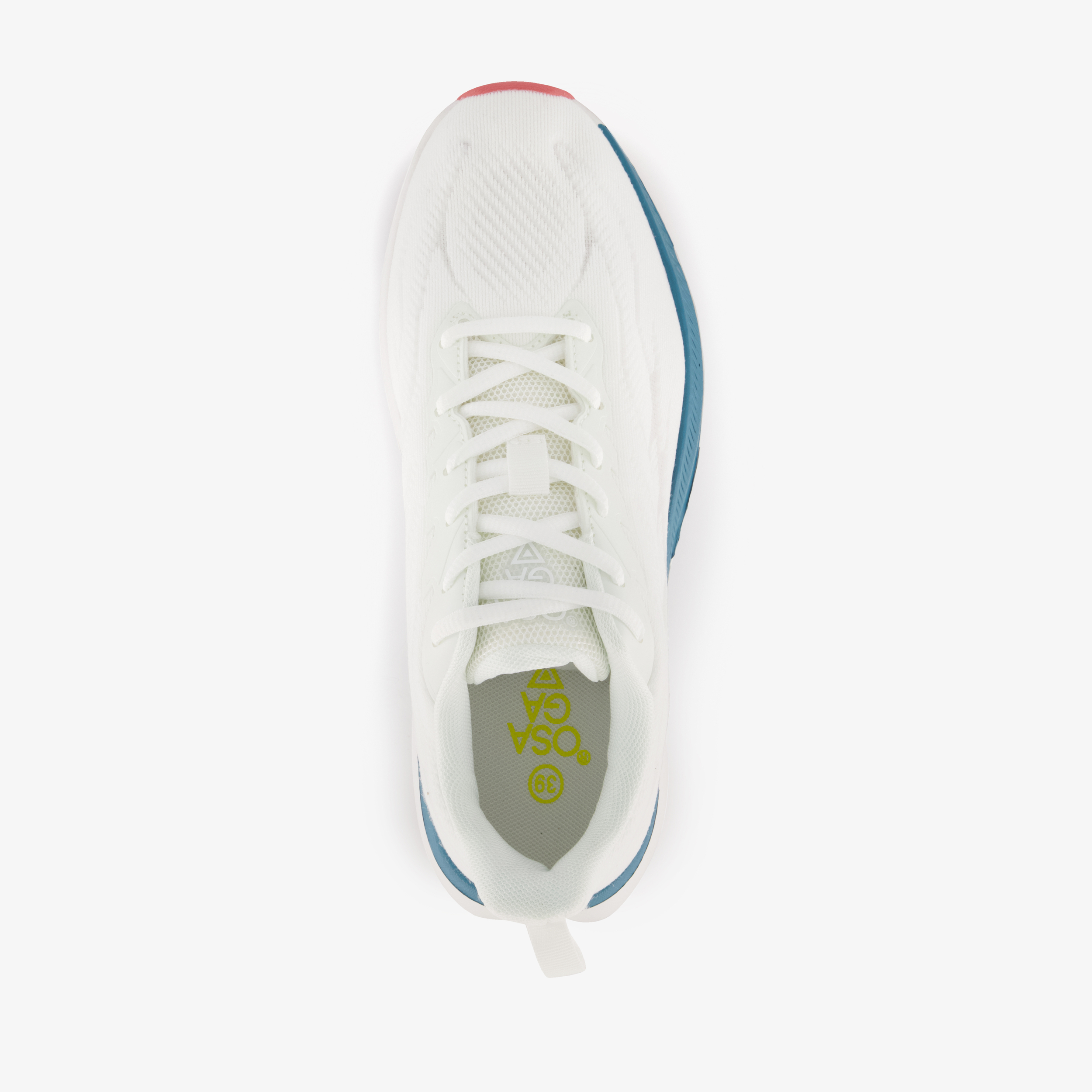 Osaga dames zaalschoenen wit blauw sportschoenen – foto 4