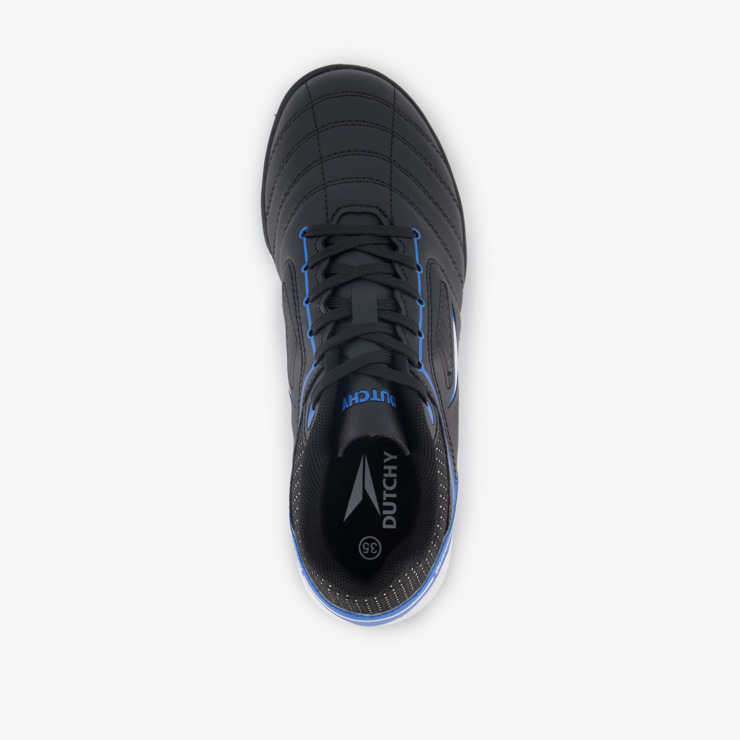 Dutchy IC kinder zaalschoenen zwart blauw meisjes – foto 4
