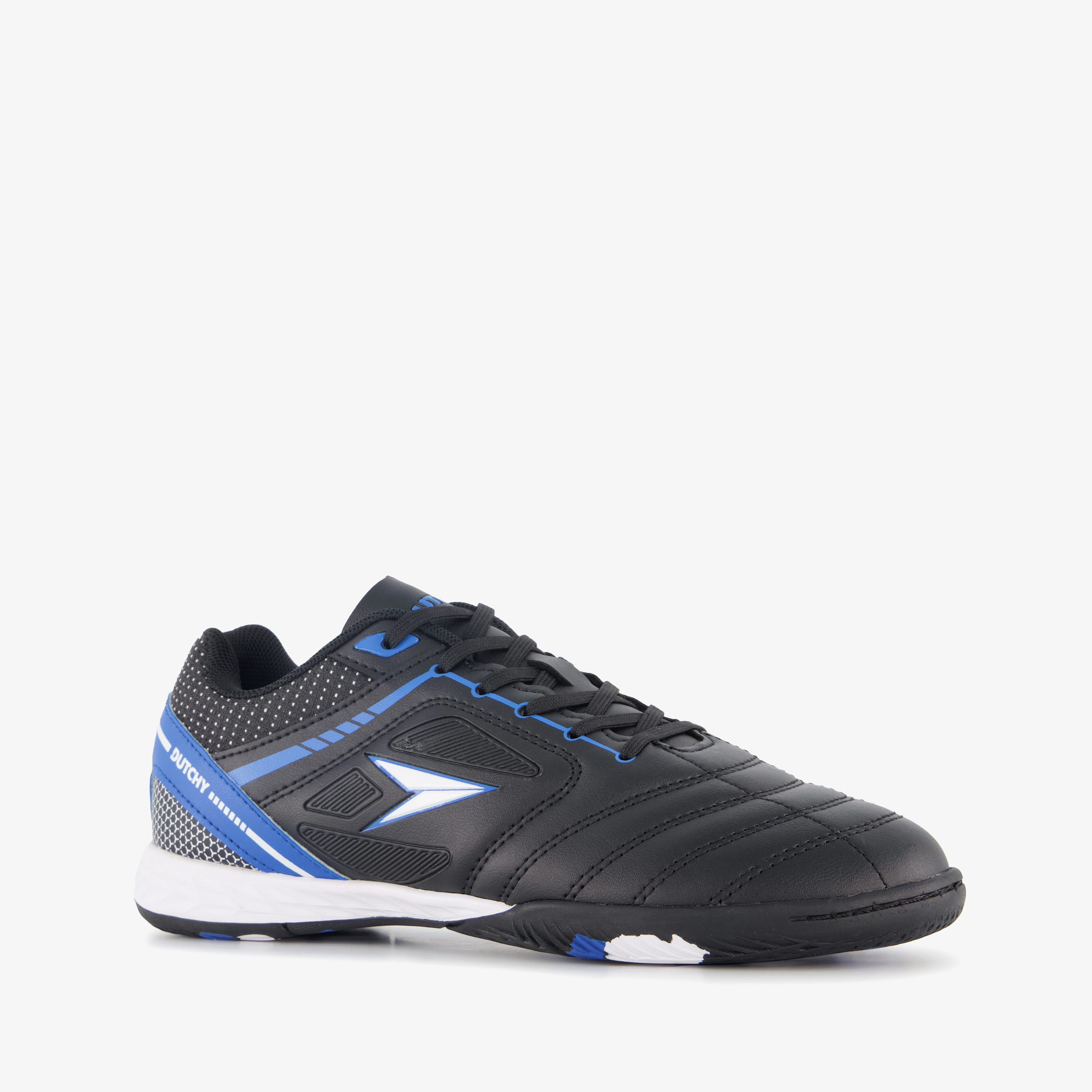 Dutchy IC kinder zaalschoenen zwart blauw