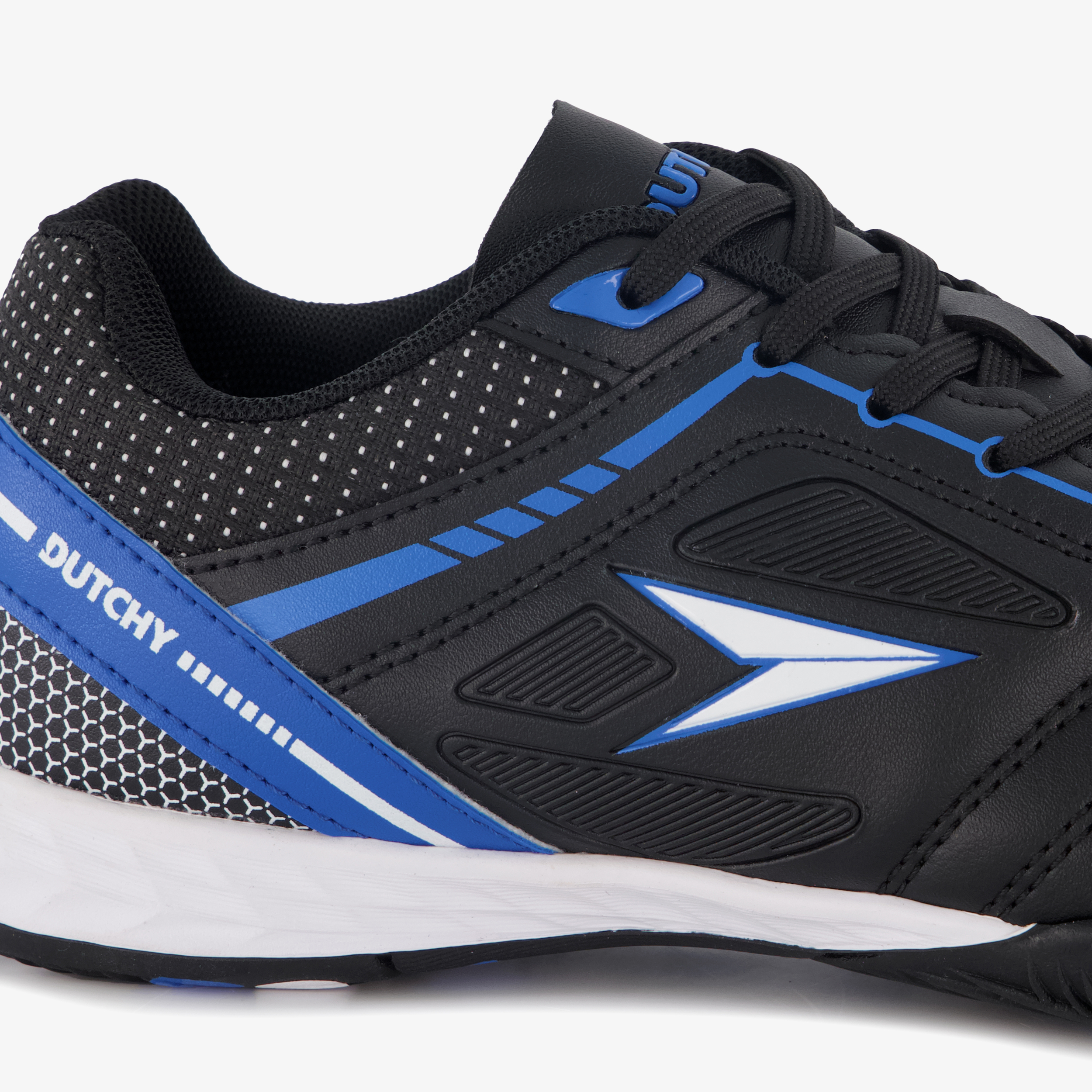 Dutchy IC kinder zaalschoenen zwart blauw meisjes – foto 5
