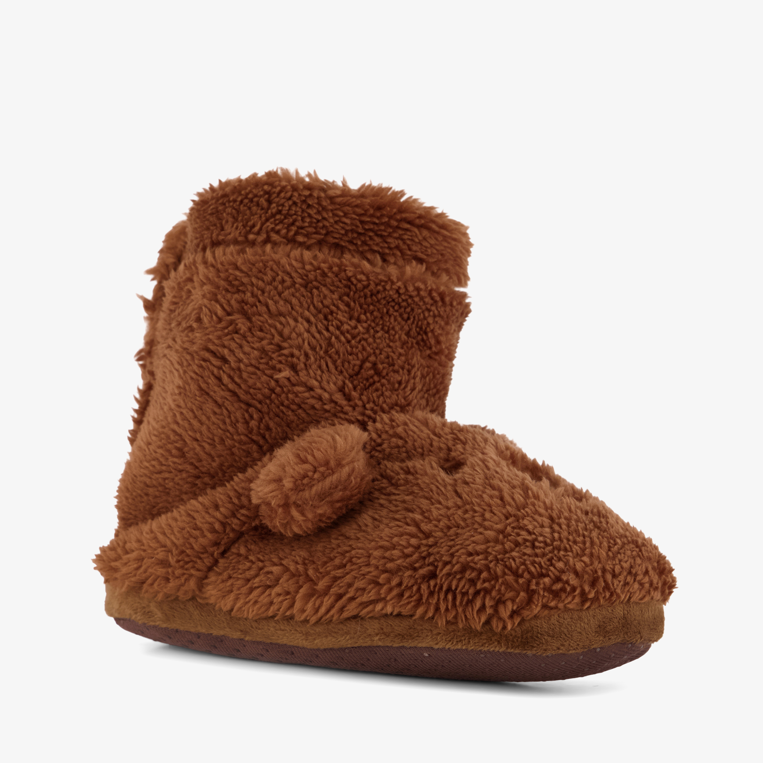 Thu!s hoge kinder pantoffels met antislipzool beertje meisjes