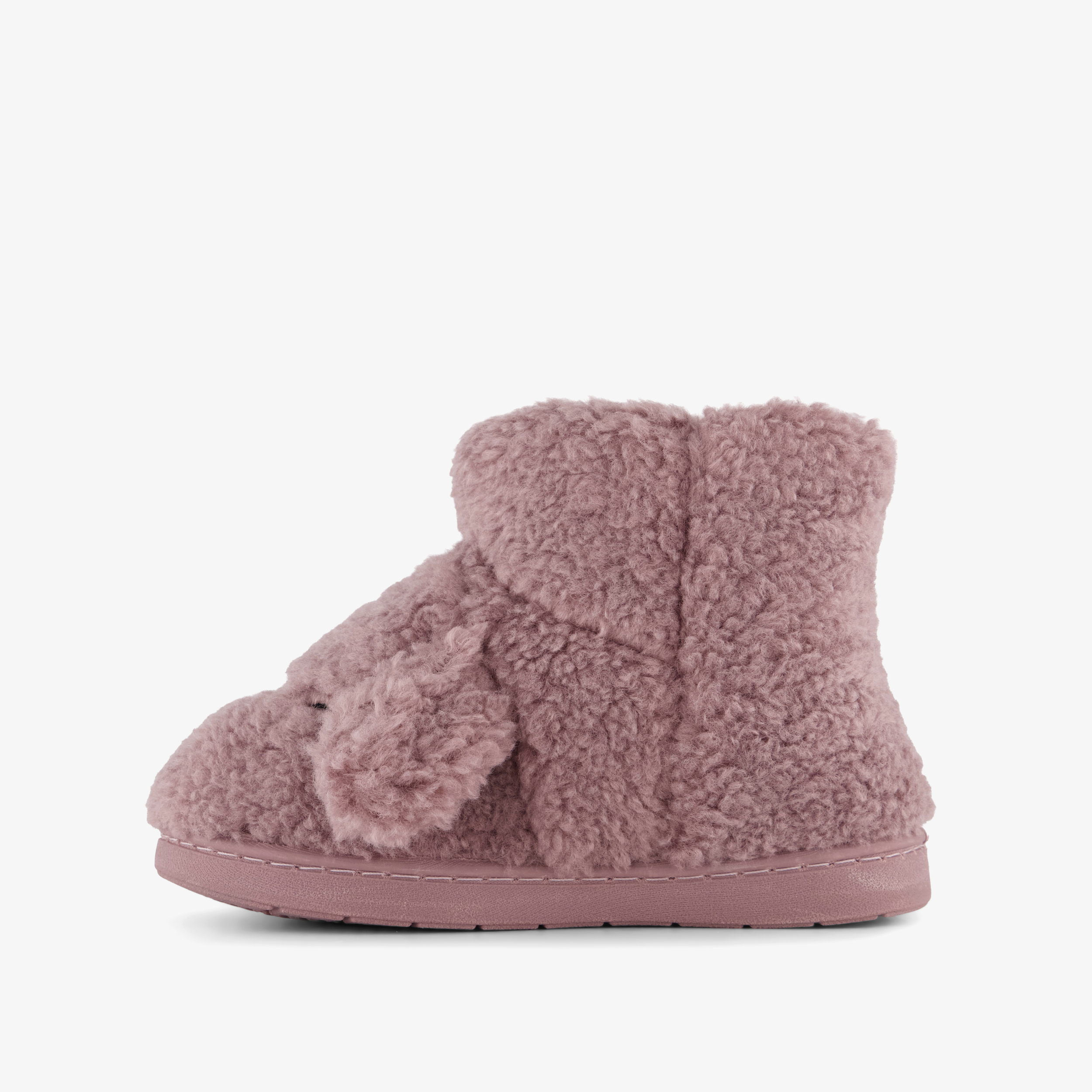 Thu!s Hoge Teddy Pantoffels - Kinderen - Roze